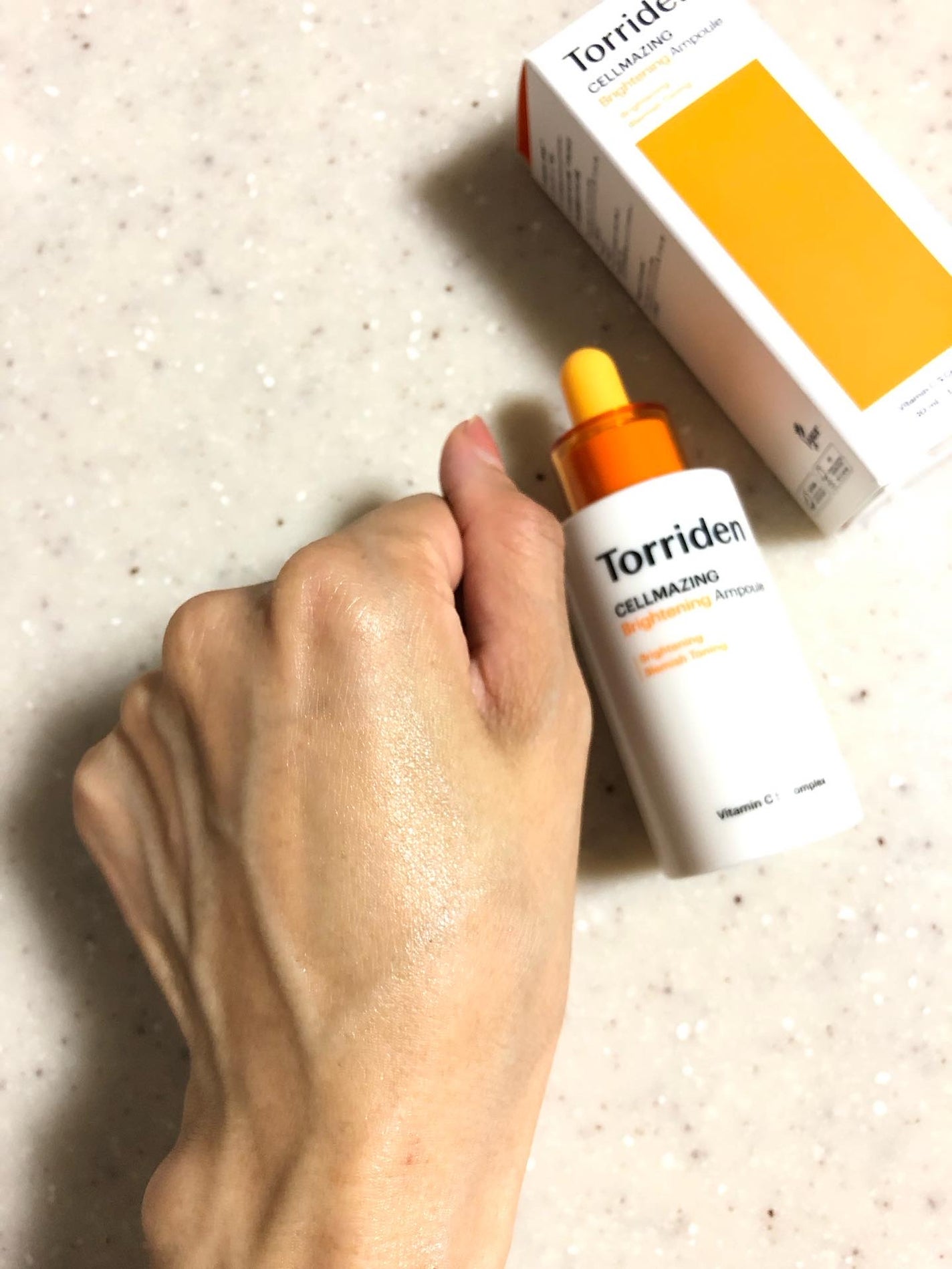 セルメイジング ビタC ブライトニングアンプル/Torriden/美容液を使ったクチコミ(2枚目)
