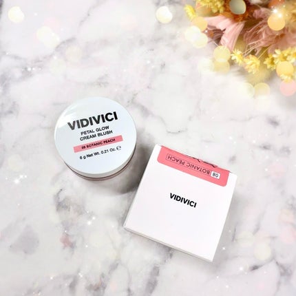 ペタルグロウクリームチーク/VIDIVICI/ジェル・クリームチークを使ったクチコミ(7枚目)