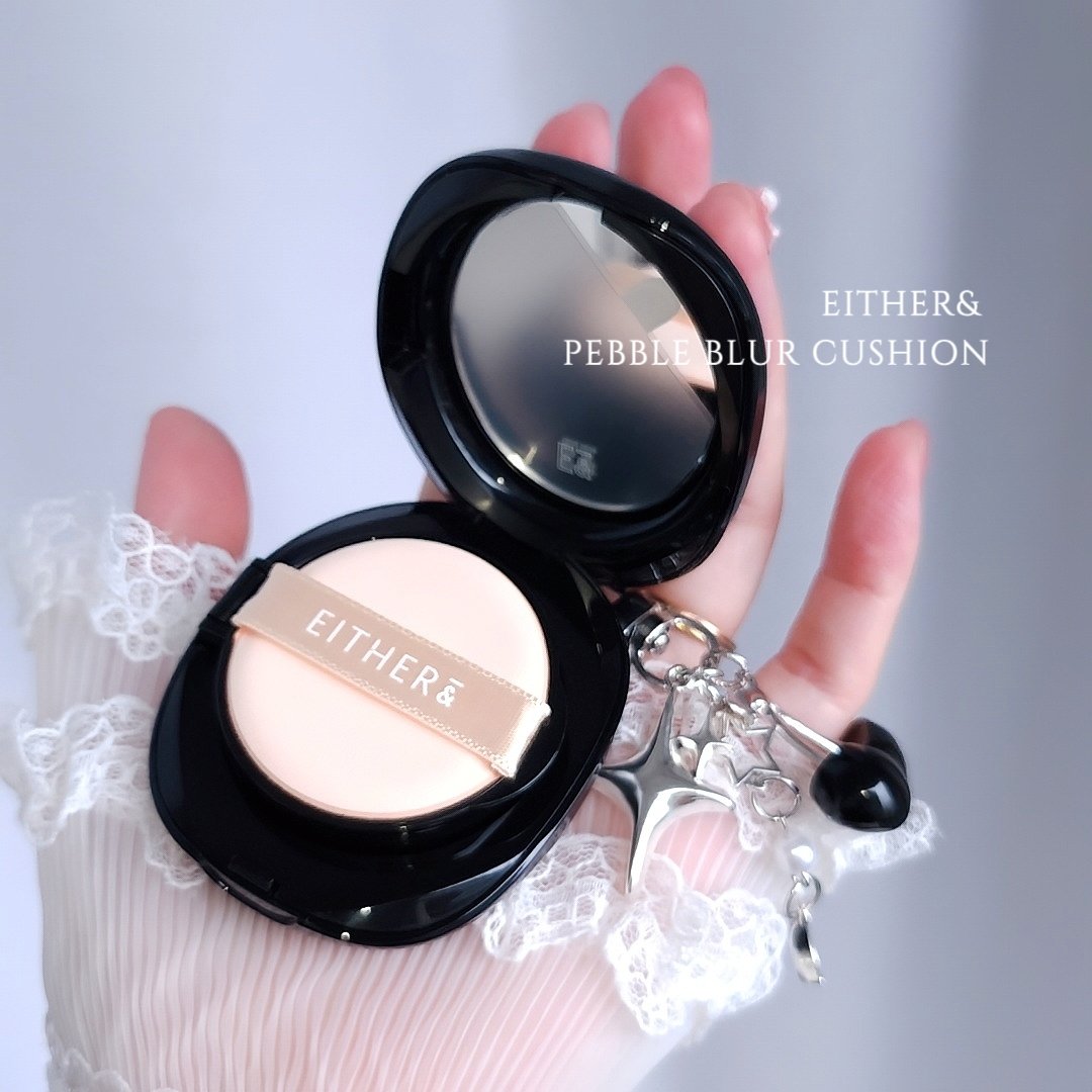 Pebble Blur Cushion/EITHER＆/クッションファンデーションを使ったクチコミ（1枚目）