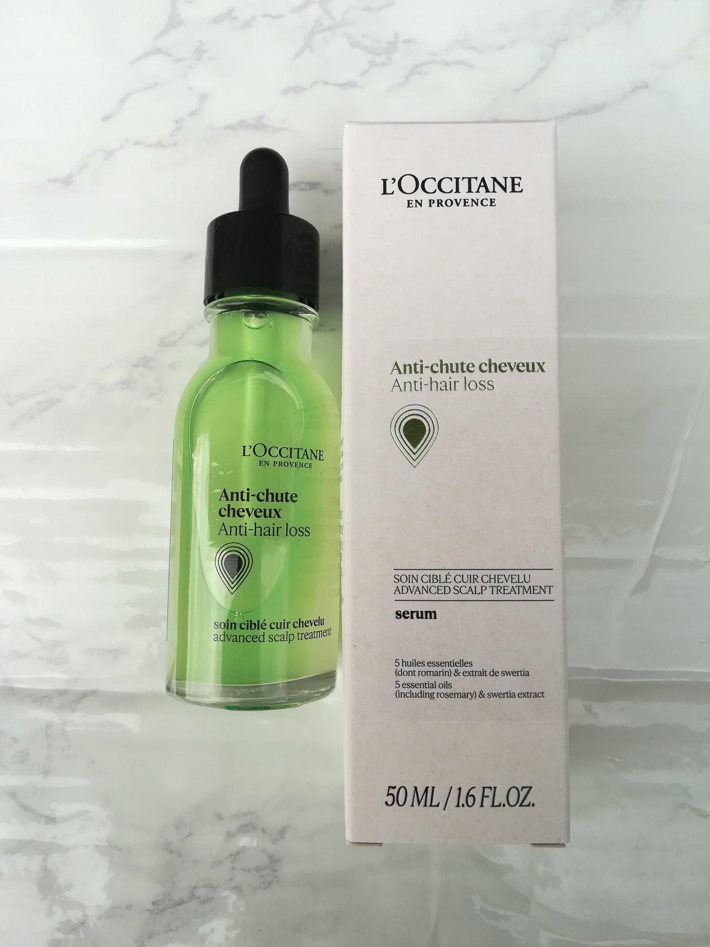 薬用 メディカル アンチヘアロスセラム/L'OCCITANE/頭皮ローションを使ったクチコミ(1枚目)