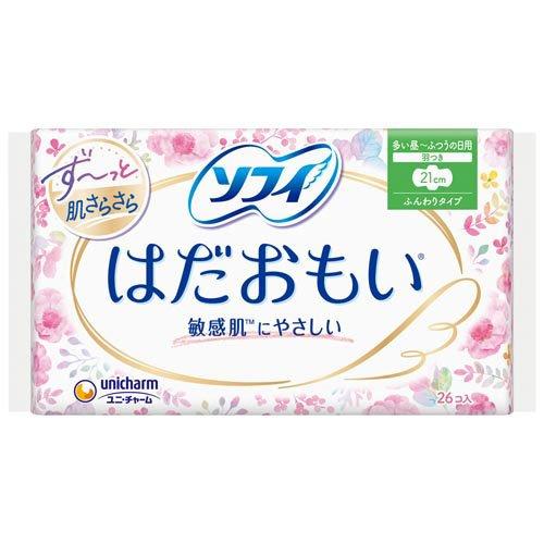 ソフィはだおもい(R) ふんわりタイプ 多い昼用 羽つき21cm(26枚入)