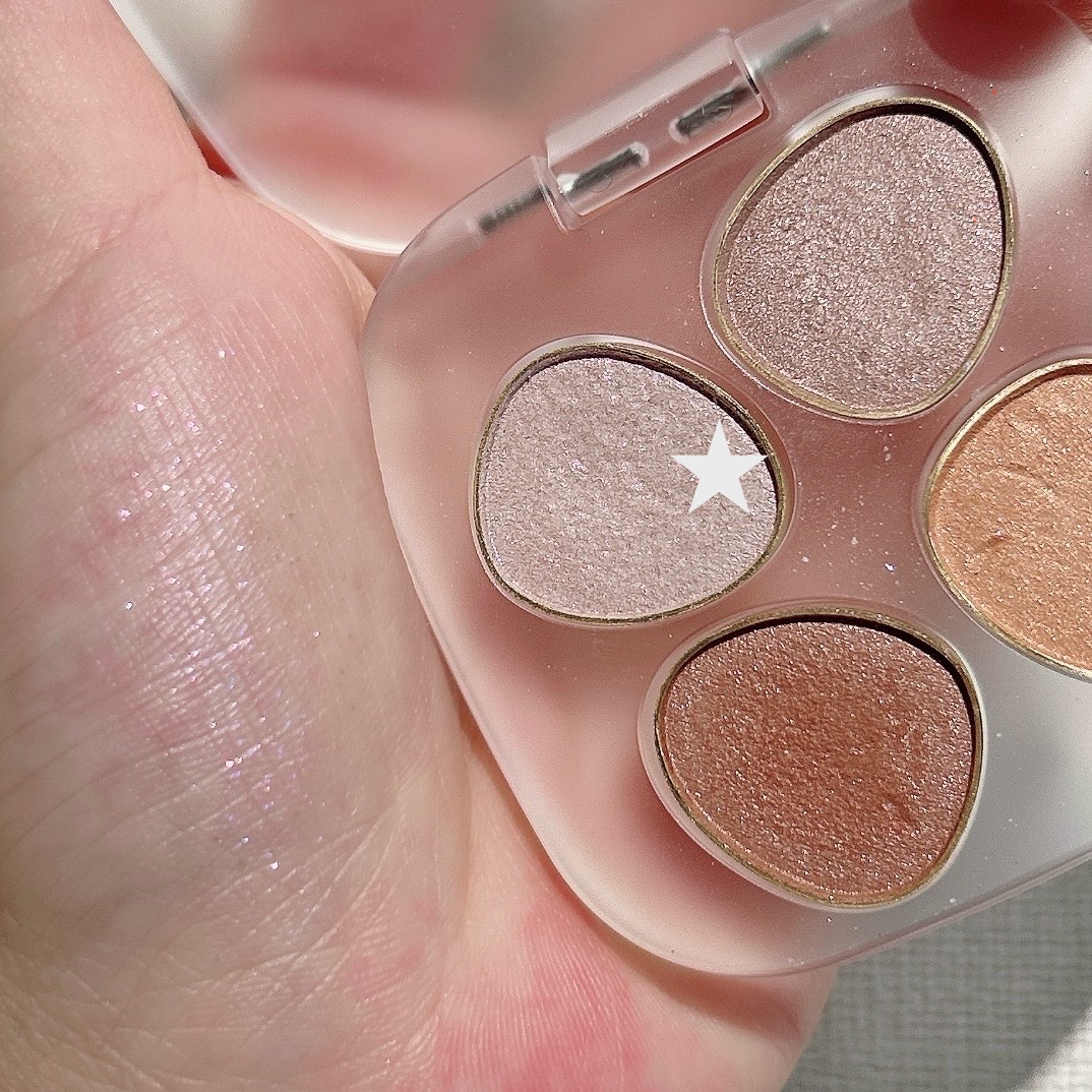 トーン ペタル フロート アイパレット/to/one/アイシャドウパレットを使ったクチコミ（3枚目）