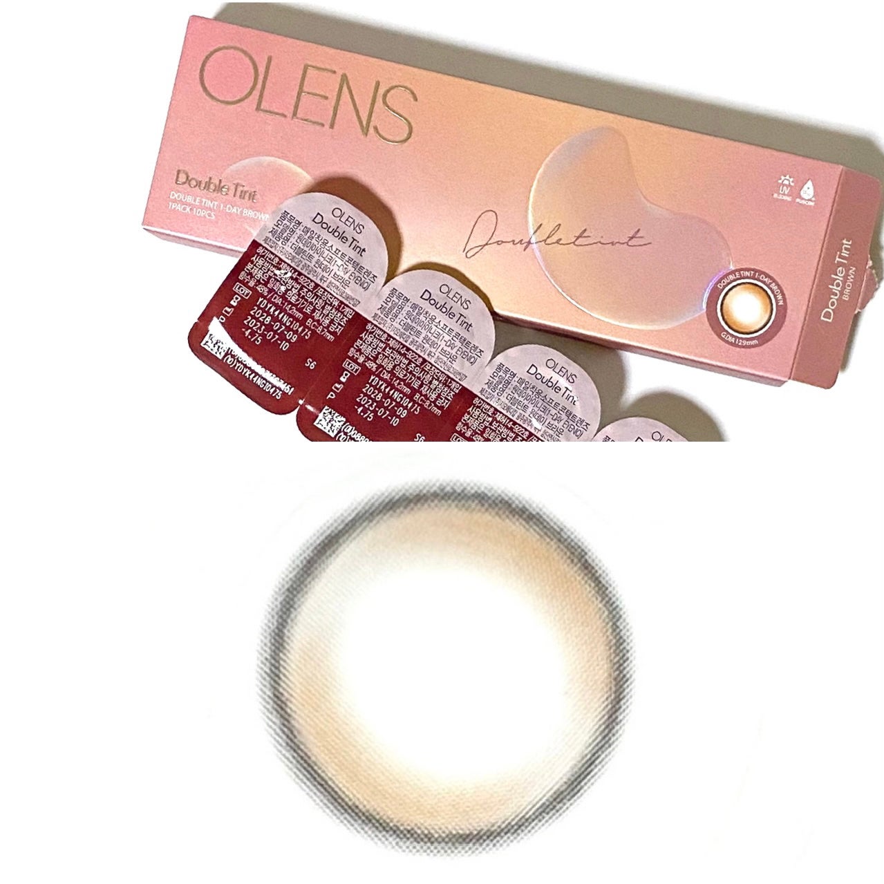 Double Tint 1day/OLENS/カラーコンタクトレンズを使ったクチコミ(8枚目)