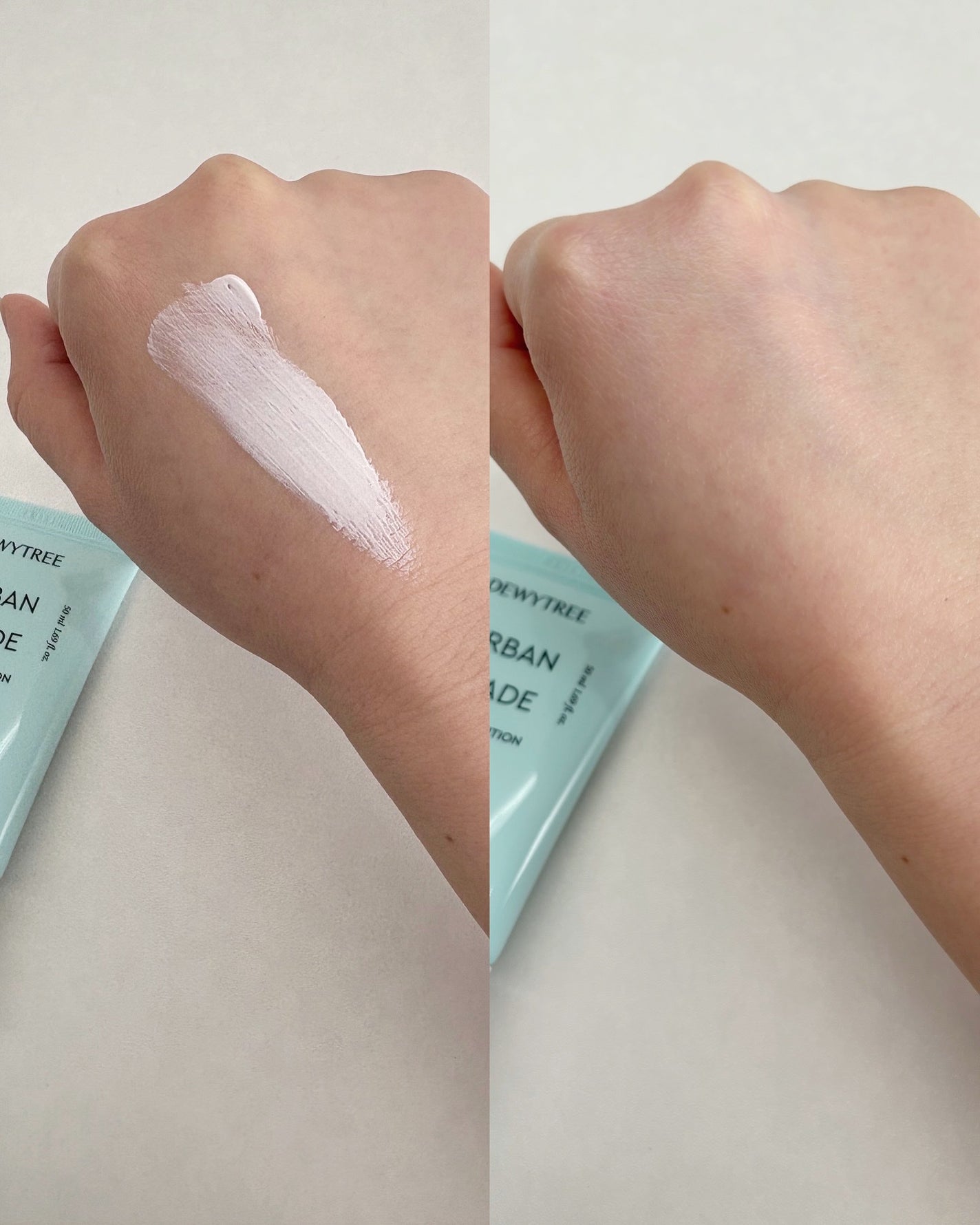 アーバンシェード アンチポーション トーンアップ/DEWYTREE/日焼け止めクリームを使ったクチコミ(2枚目)