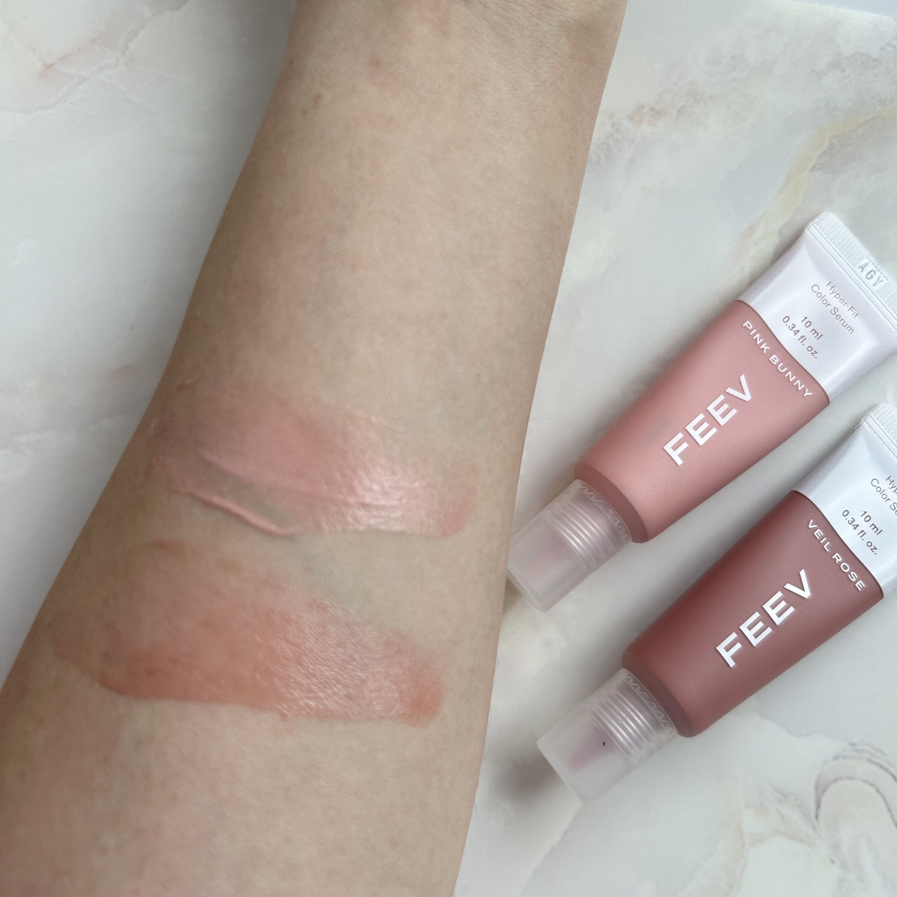 ハイパーフィットカラーセラム/FEEV/ジェル・クリームチークを使ったクチコミ（2枚目）