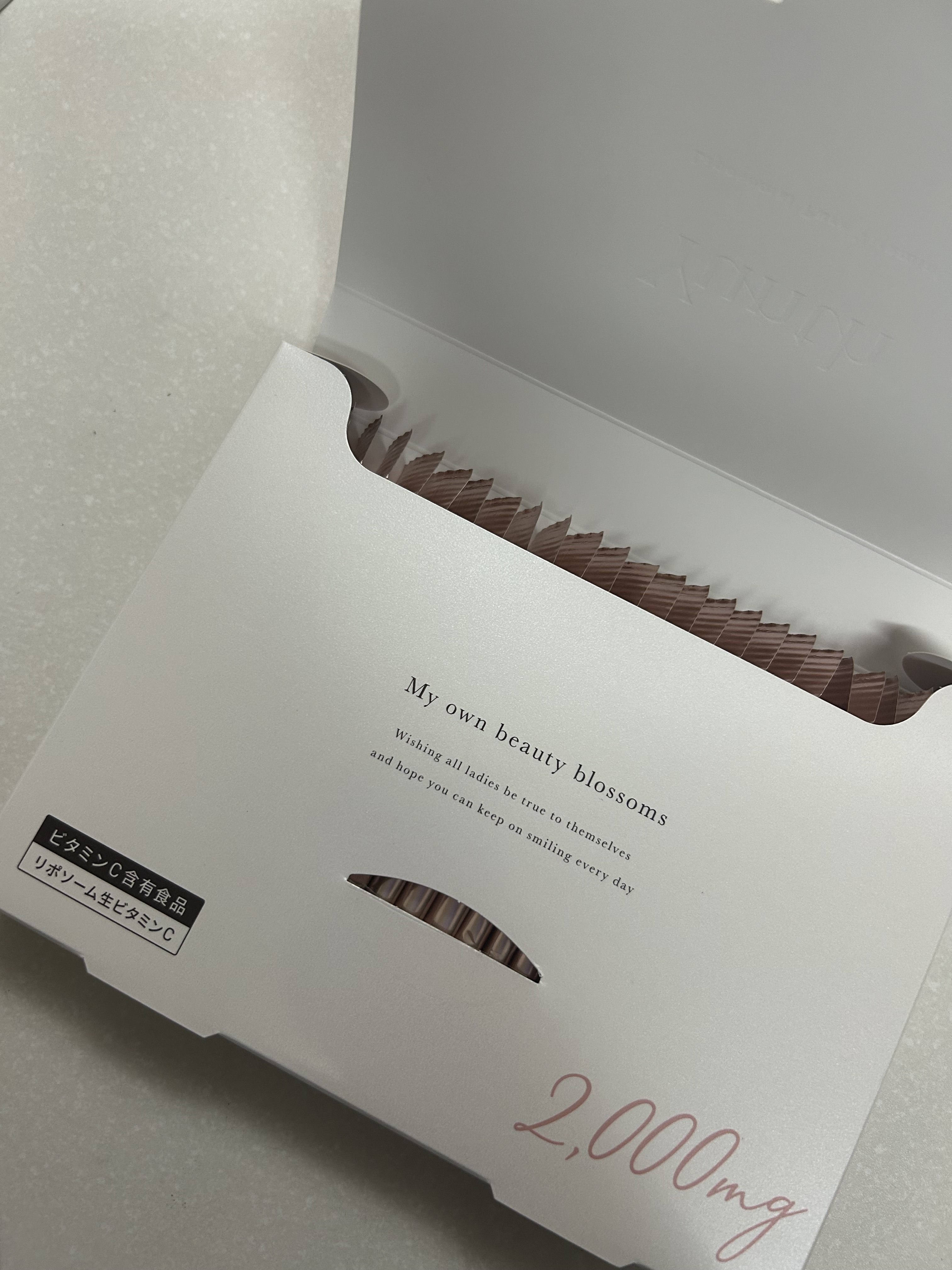 リポソーム生ビタミンC/Yunth/美容サプリメントを使ったクチコミ（2枚目）