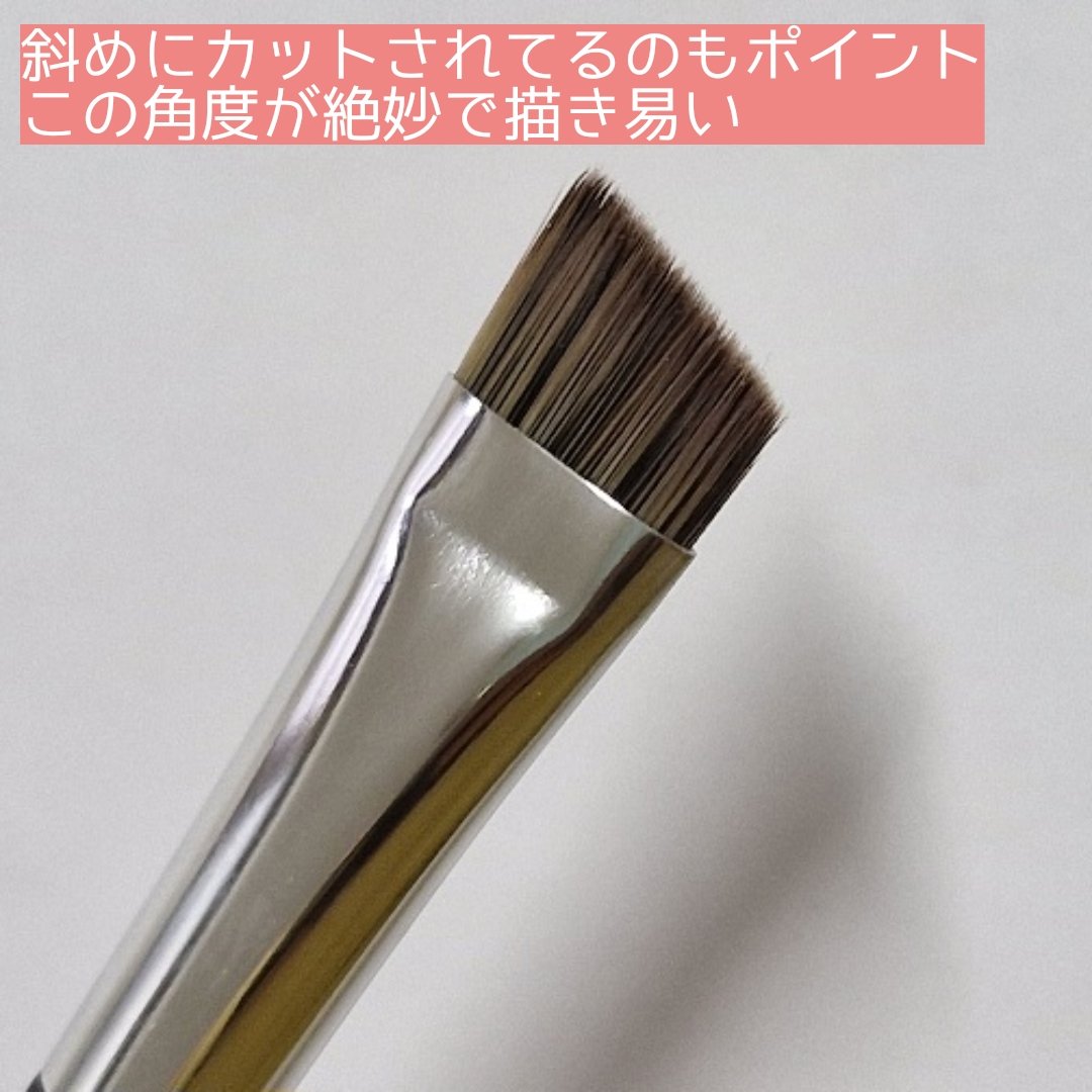 ダブルエンドアイブロウブラシ スマッジタイプ/ロージーローザ/メイクブラシを使ったクチコミ（2枚目）