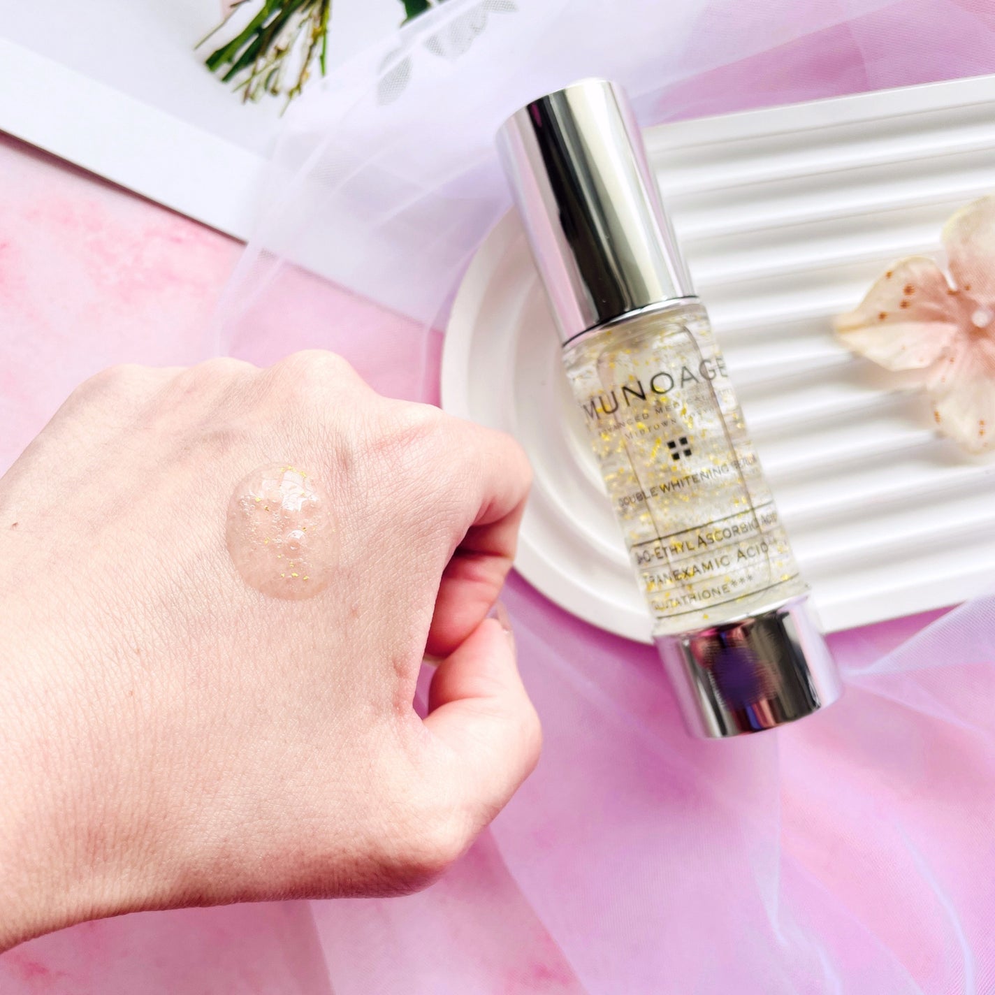 アドバンストホワイトニングセラム/MUNOAGE(ミューノアージュ)/美容液を使ったクチコミ(3枚目)
