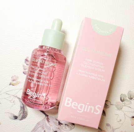 Pink Guava Glutathione Blemish Serum/BeginS by JUNGSAEMMOOL/美容液を使ったクチコミ(1枚目)