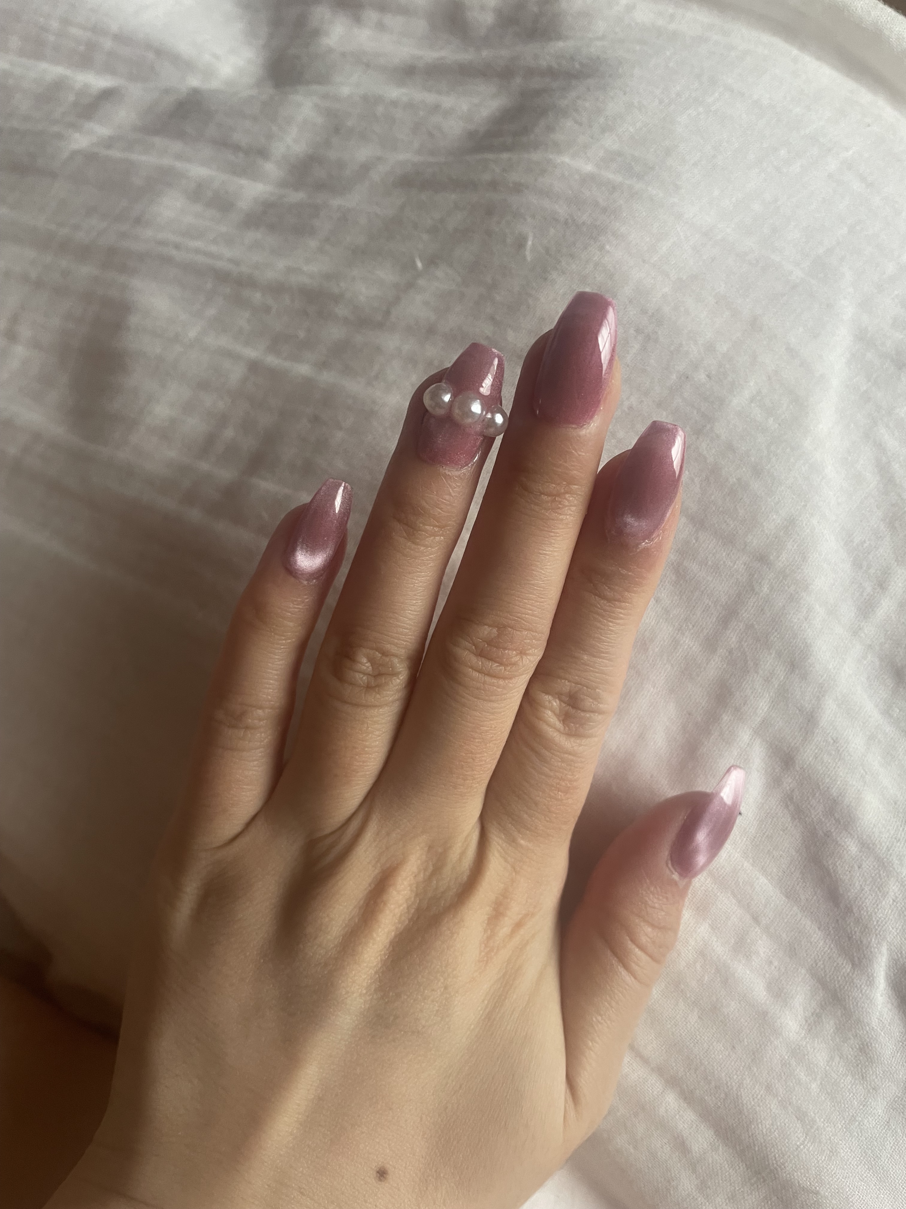 モア クリアネイルチップ ショートバレリーナ/ネイルマップ/ネイルチップ・パーツを使ったクチコミ（2枚目）