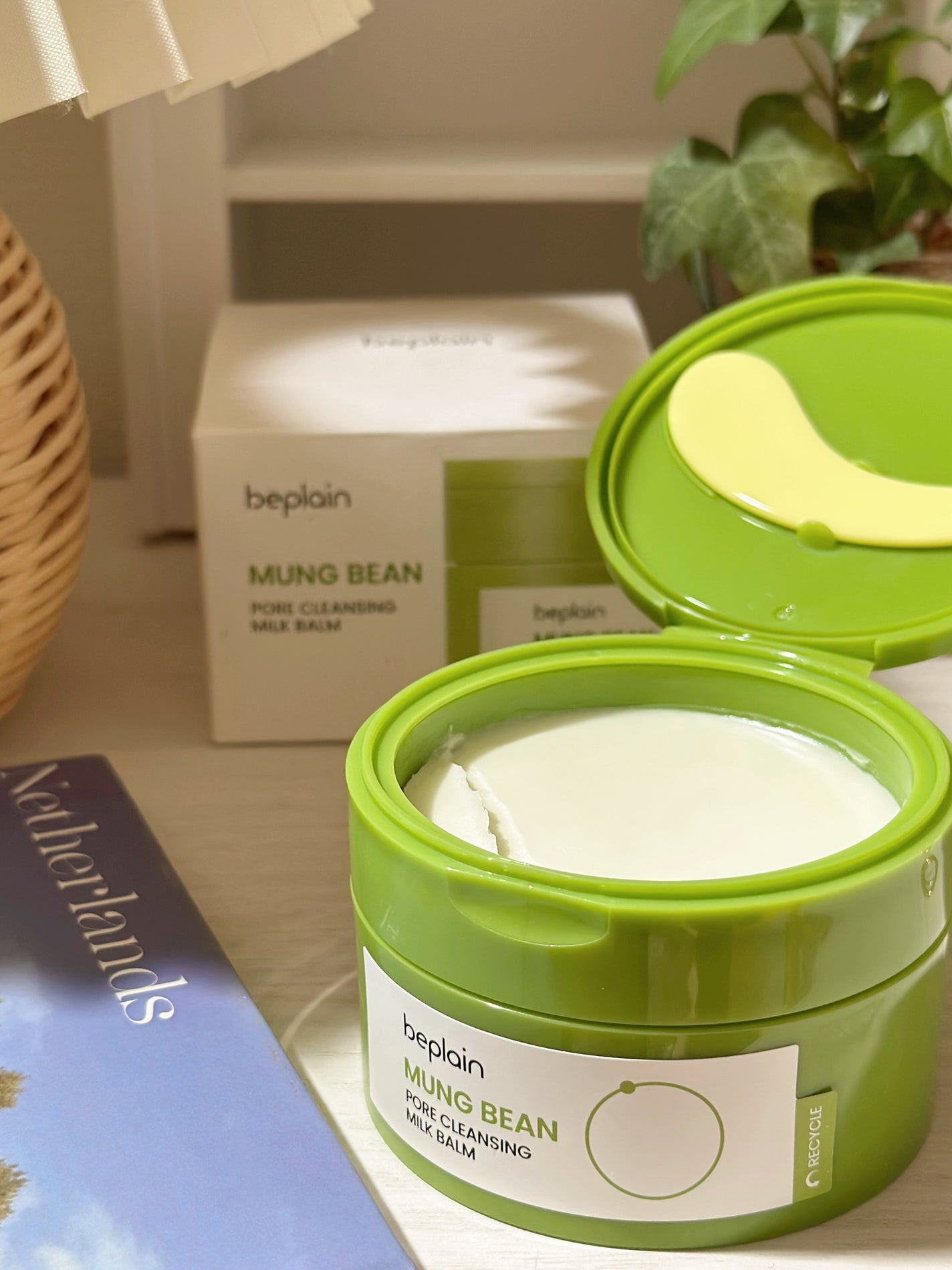緑豆毛穴クレンジングミルクバーム/beplain/クレンジングバームを使ったクチコミ(4枚目)