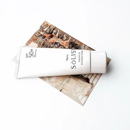 ソリスト スムースUV パウダリークリーム/ナリス化粧品/日焼け止めクリームを使ったクチコミ(2枚目)