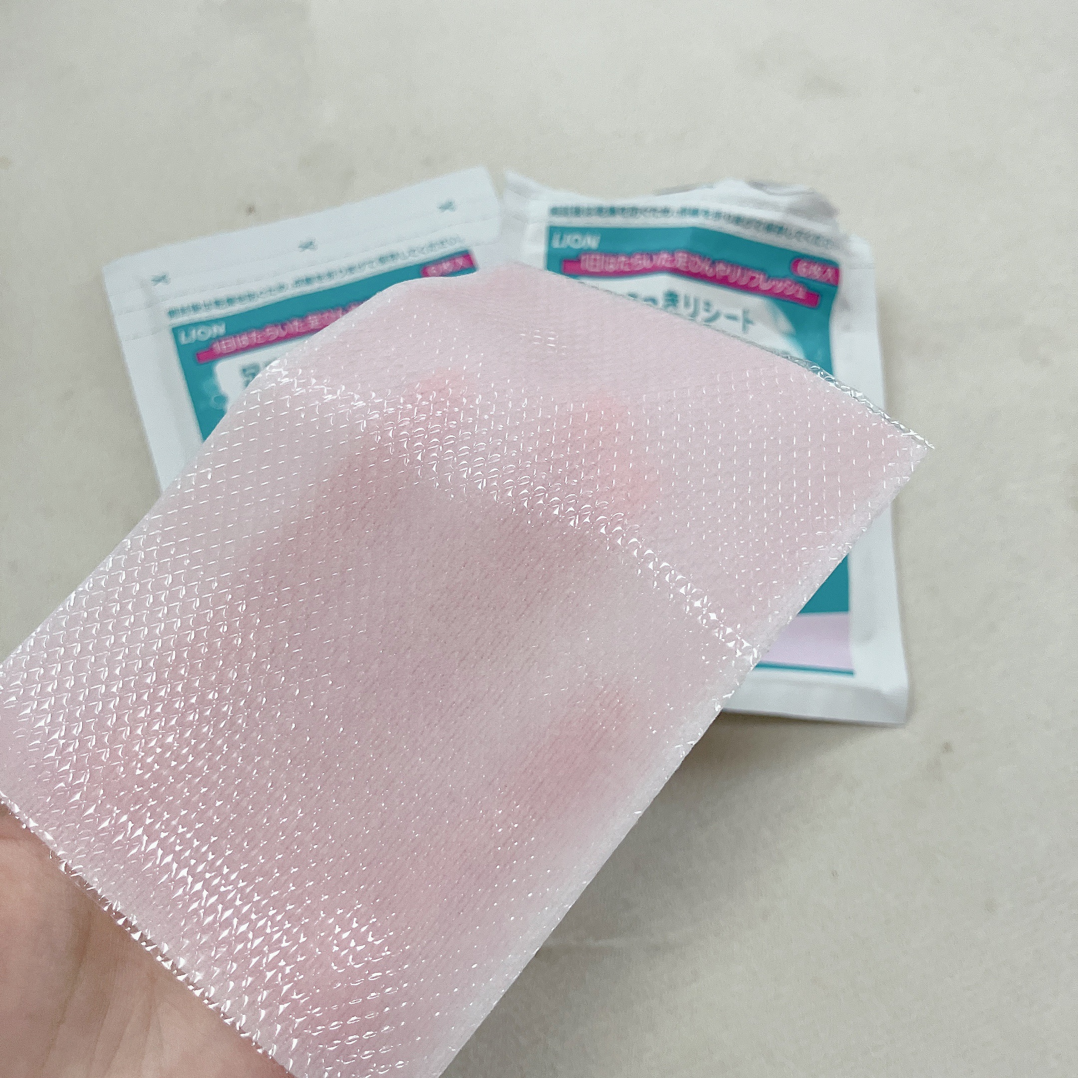 休足時間　足すっきりシート/休足時間/レッグ・フットケアを使ったクチコミ（3枚目）