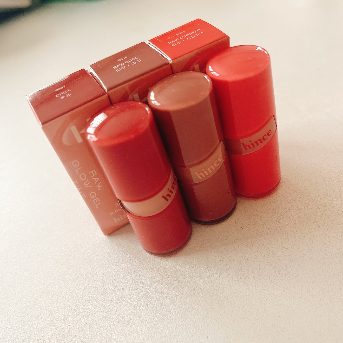 ロウグロウジェルティント/hince/リップティントを使ったクチコミ(1枚目)