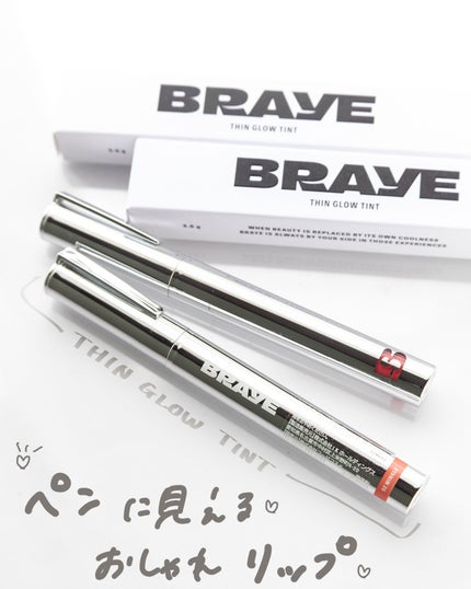 THIN GLOW TINT/BRAYE/口紅を使ったクチコミ(1枚目)