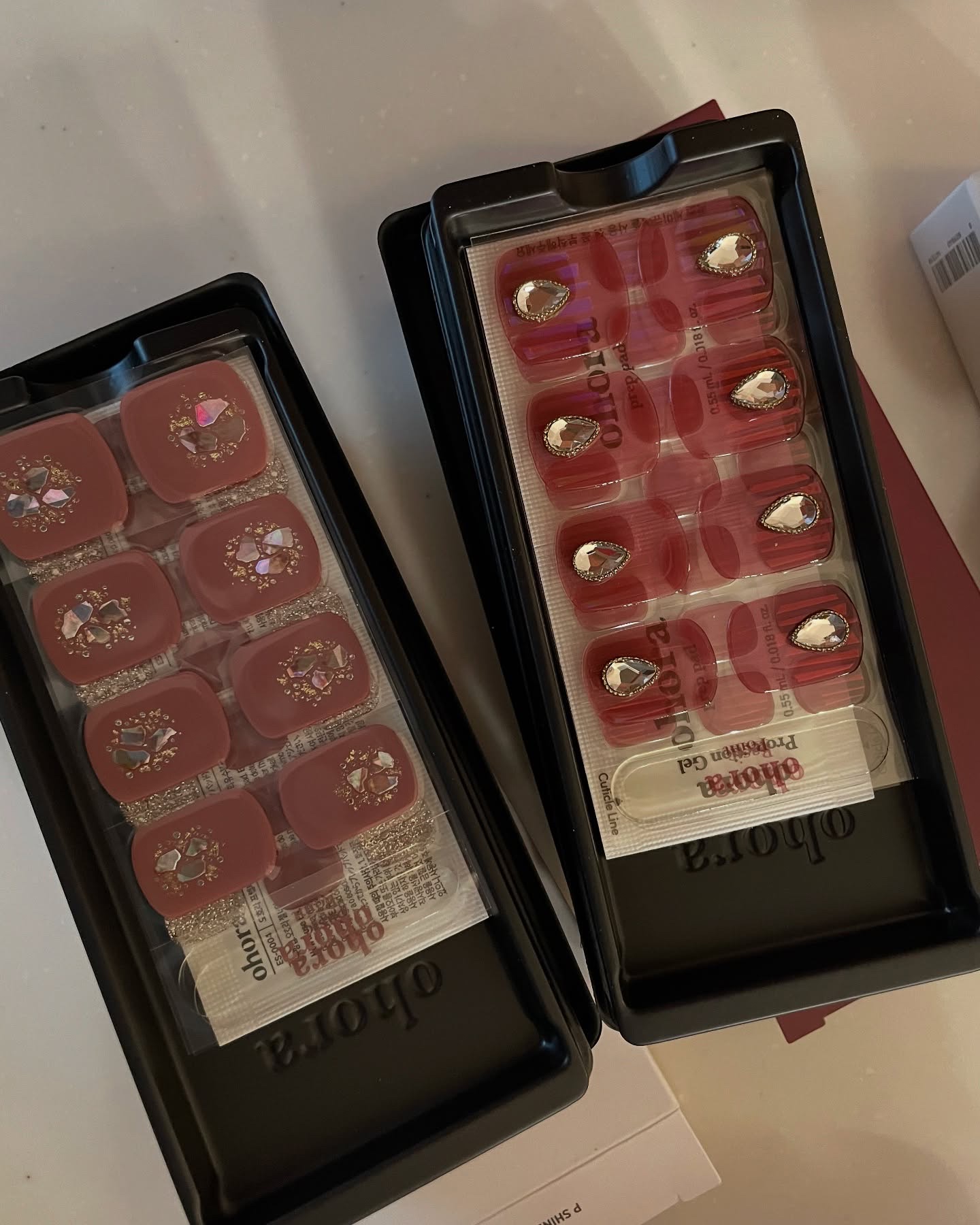 セミキュアジェルネイル(ペディキュア)/ohora/ネイルシールを使ったクチコミ（3枚目）