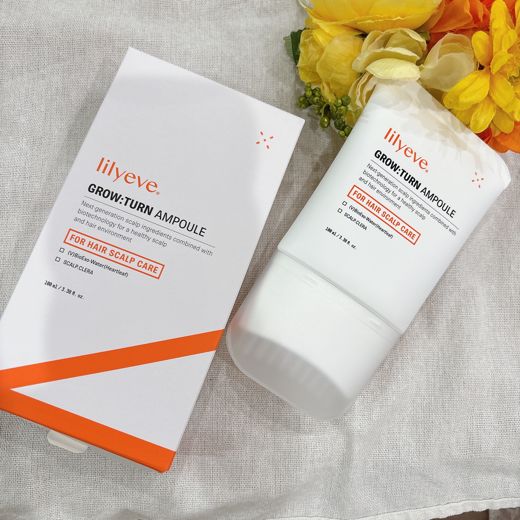 グローターンヘアアンプル/リリーイブ/頭皮ローションを使ったクチコミ（1枚目）