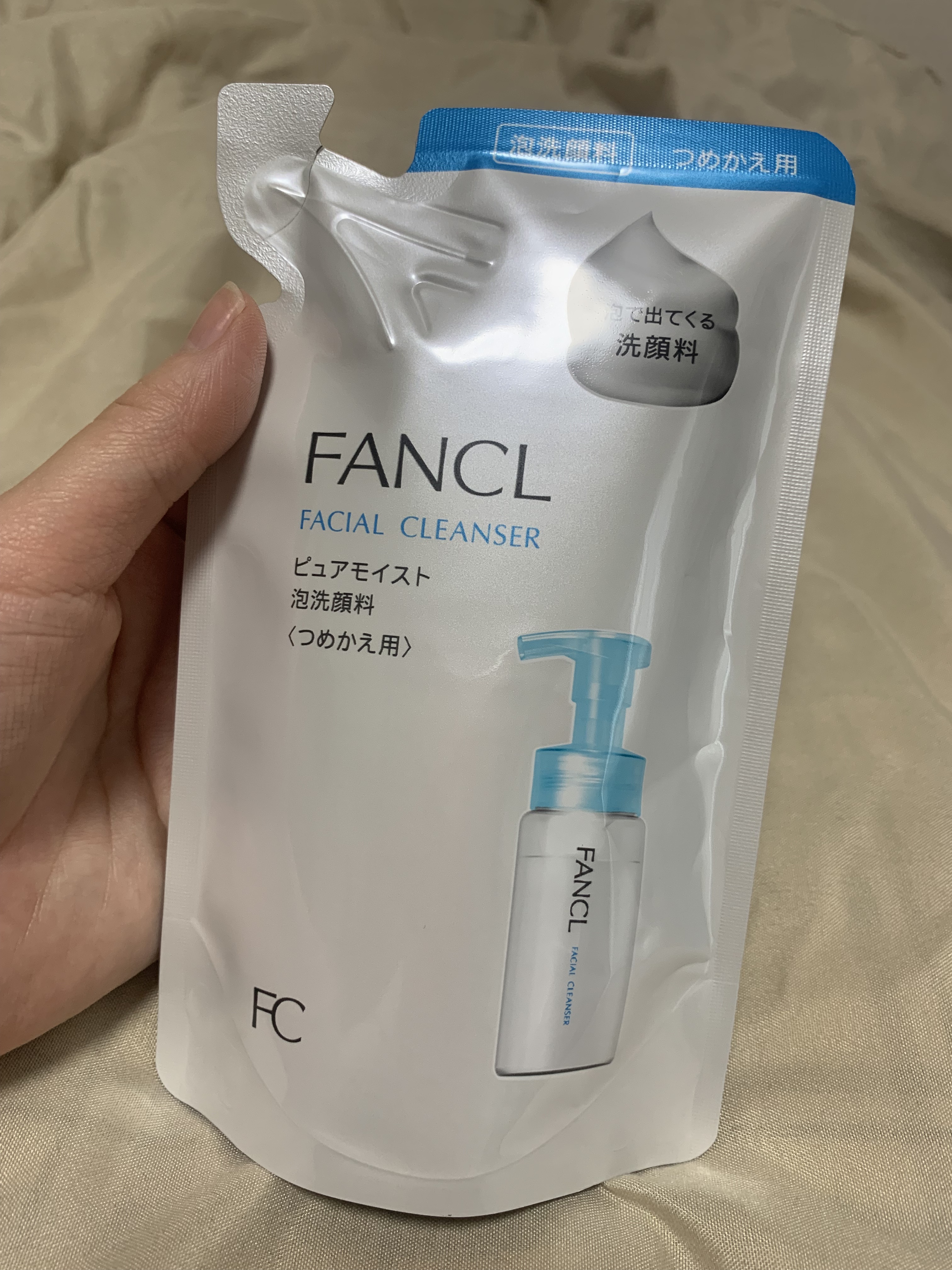 ピュアモイスト 泡洗顔料 つめかえ用(パウチ) 130ml/ファンケル/泡洗顔を使ったクチコミ（1枚目）
