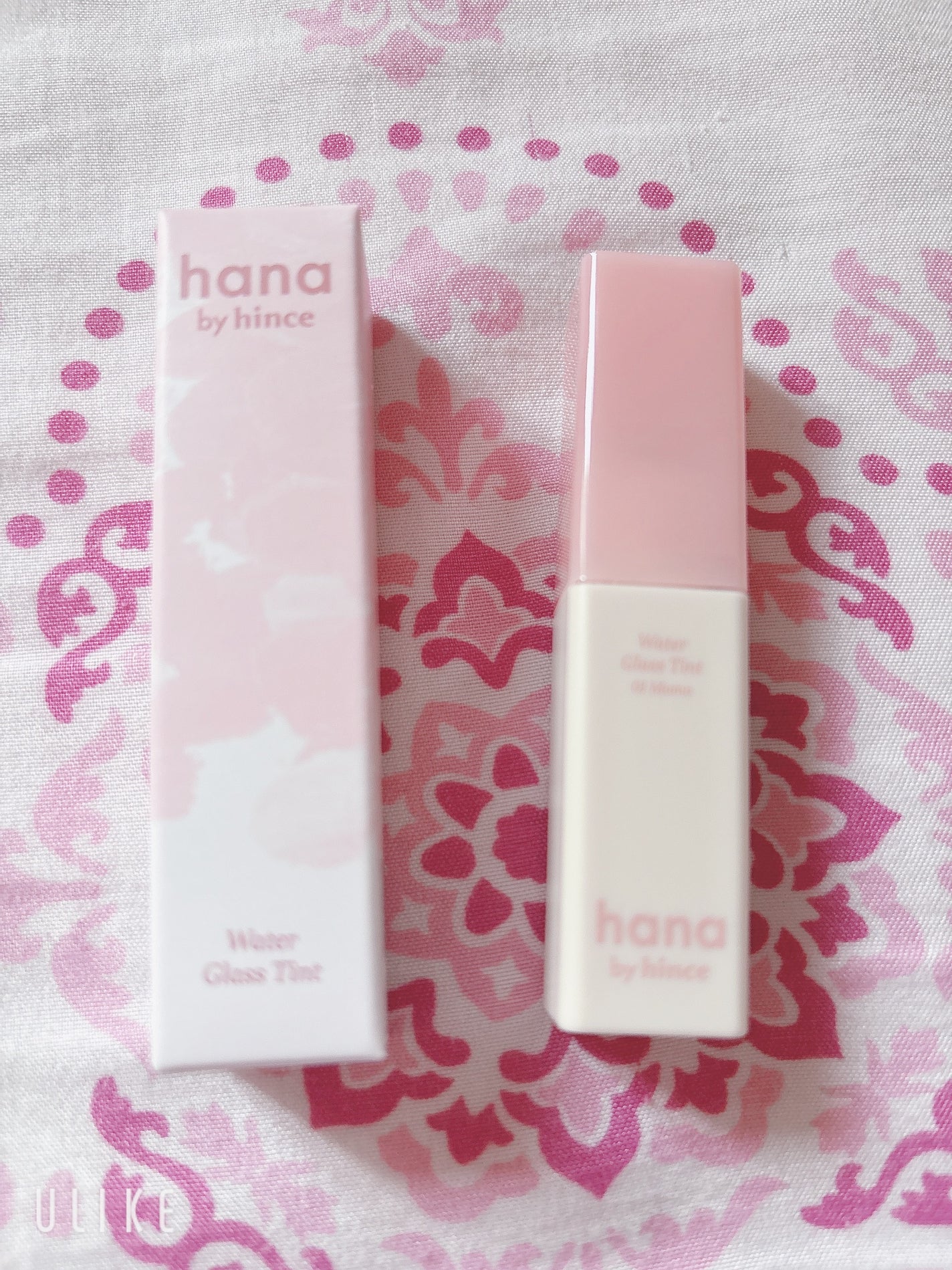 ウォーターグラスティント/hana by hince/口紅を使ったクチコミ(1枚目)