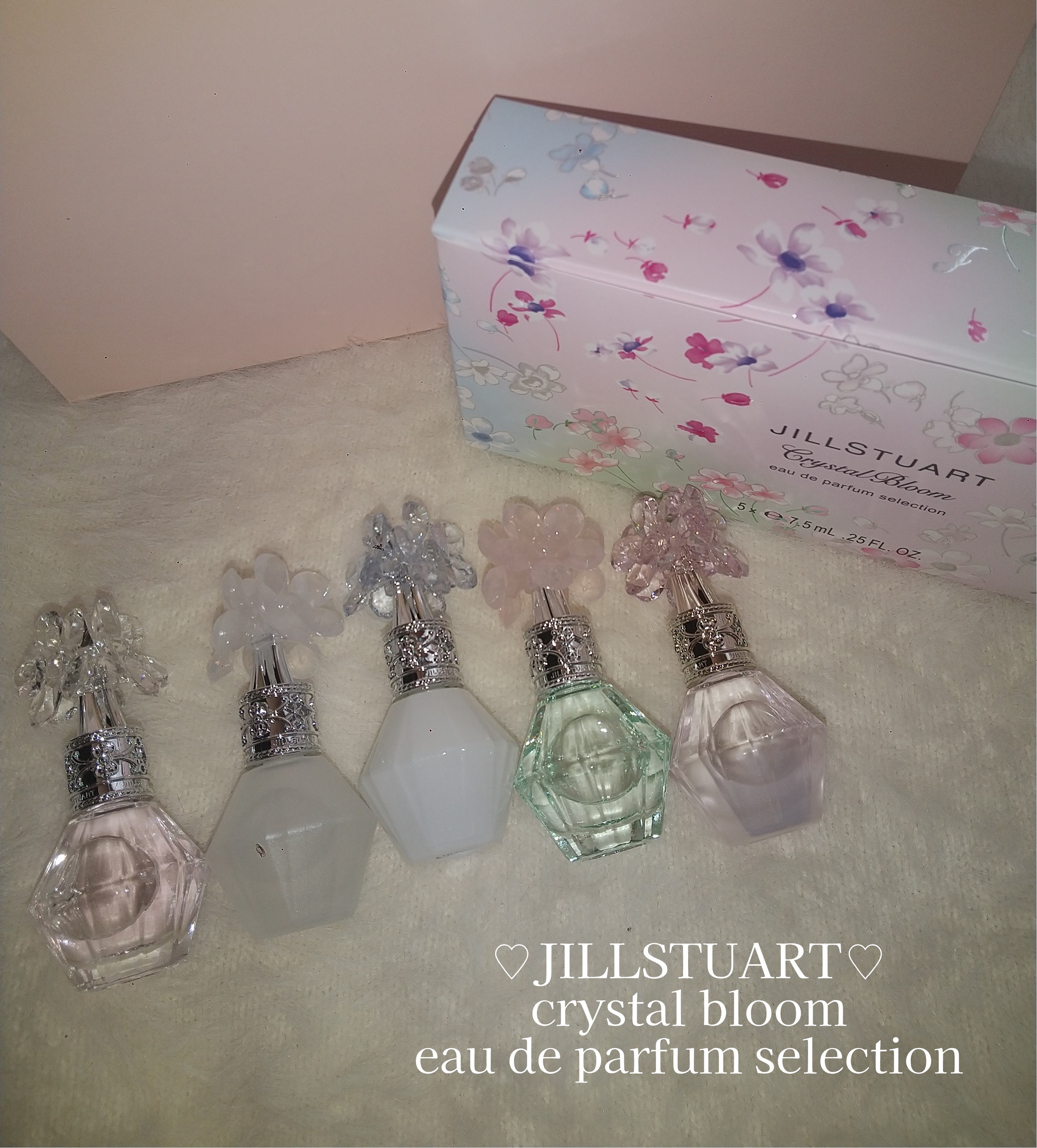 クリスタルブルーム オードパルファン セレクション/JILL STUART/香水(レディース)を使ったクチコミ（1枚目）