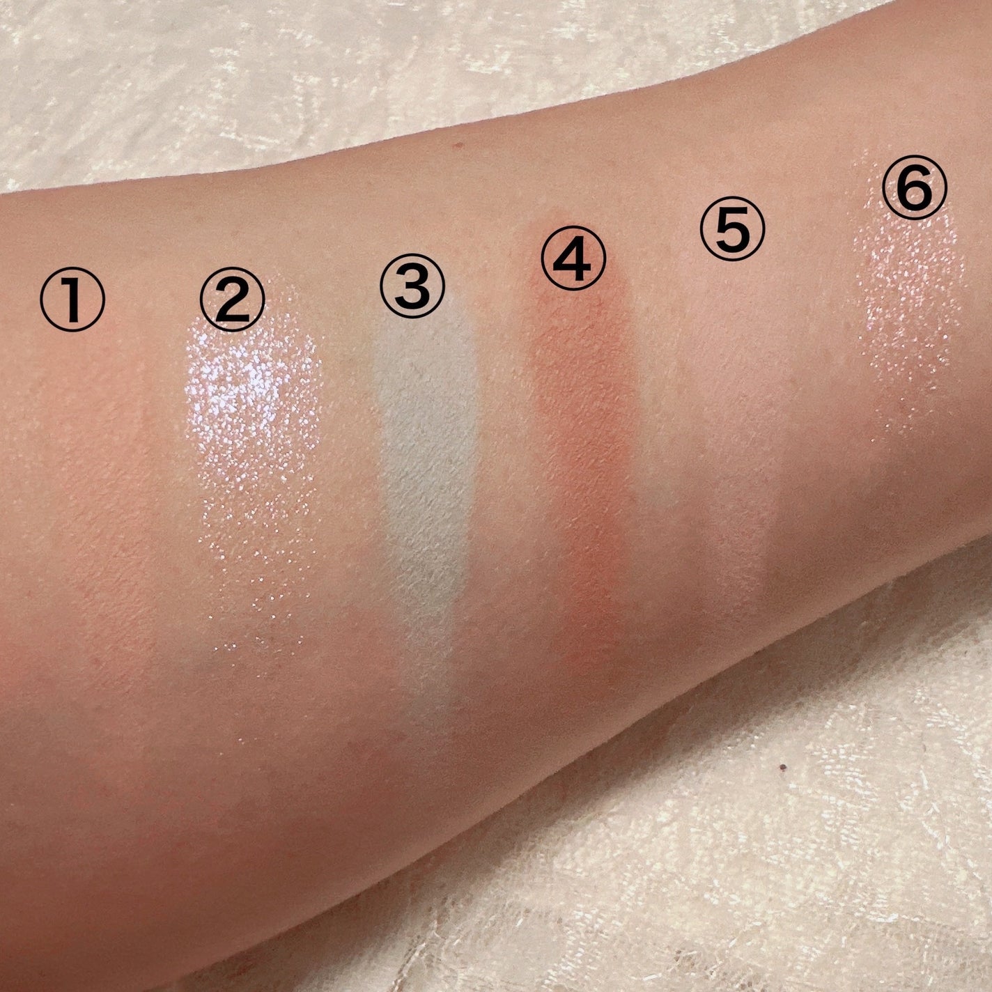 シェルズジュエルコレクション 6色アイシャドウパレット/FlowerKnows/アイシャドウパレットを使ったクチコミ(3枚目)