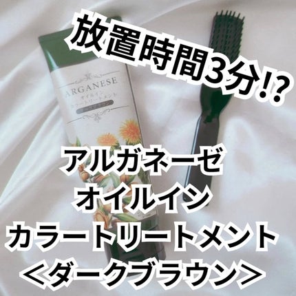 アルガネーゼ オイルインカラートリートメント/ウィルミナ/ヘアカラーを使ったクチコミ(1枚目)
