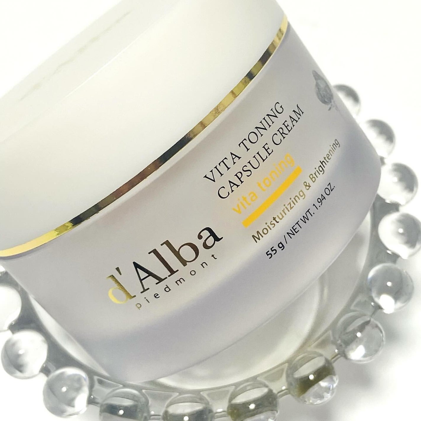 ビタトーニングカプセルクリーム/ダルバ/フェイスクリームを使ったクチコミ(3枚目)