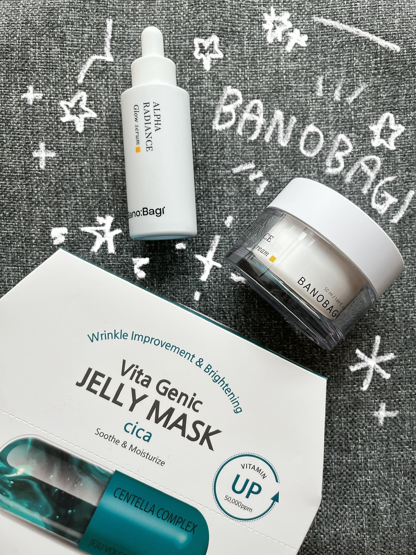 ドクターズコスメBANOBAGIの夏も使いやすいくすみケアライン☀️
———————————
BANOBAGI

アルファラディアンスグローセラム
アルファラディアンス メラクリアクリーム
ビタジェニックジェリーマスク シカ
———————