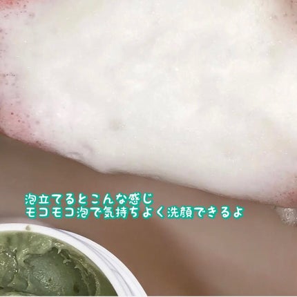 アレンシアプレミアムもちソープ「グリーン」/アレンシア/その他洗顔料を使ったクチコミ(4枚目)