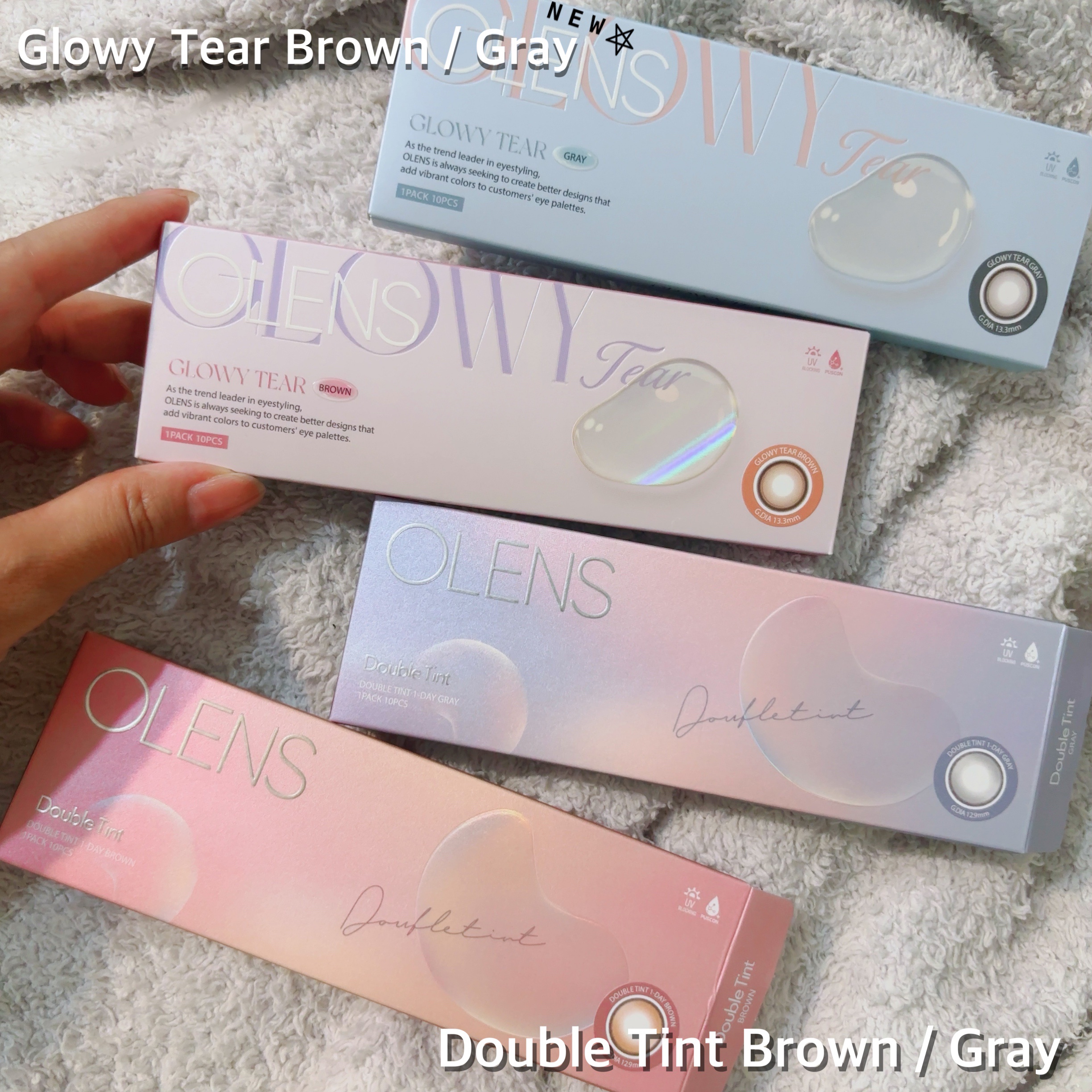 Double Tint 1day/OLENS/カラーコンタクトレンズを使ったクチコミ（2枚目）