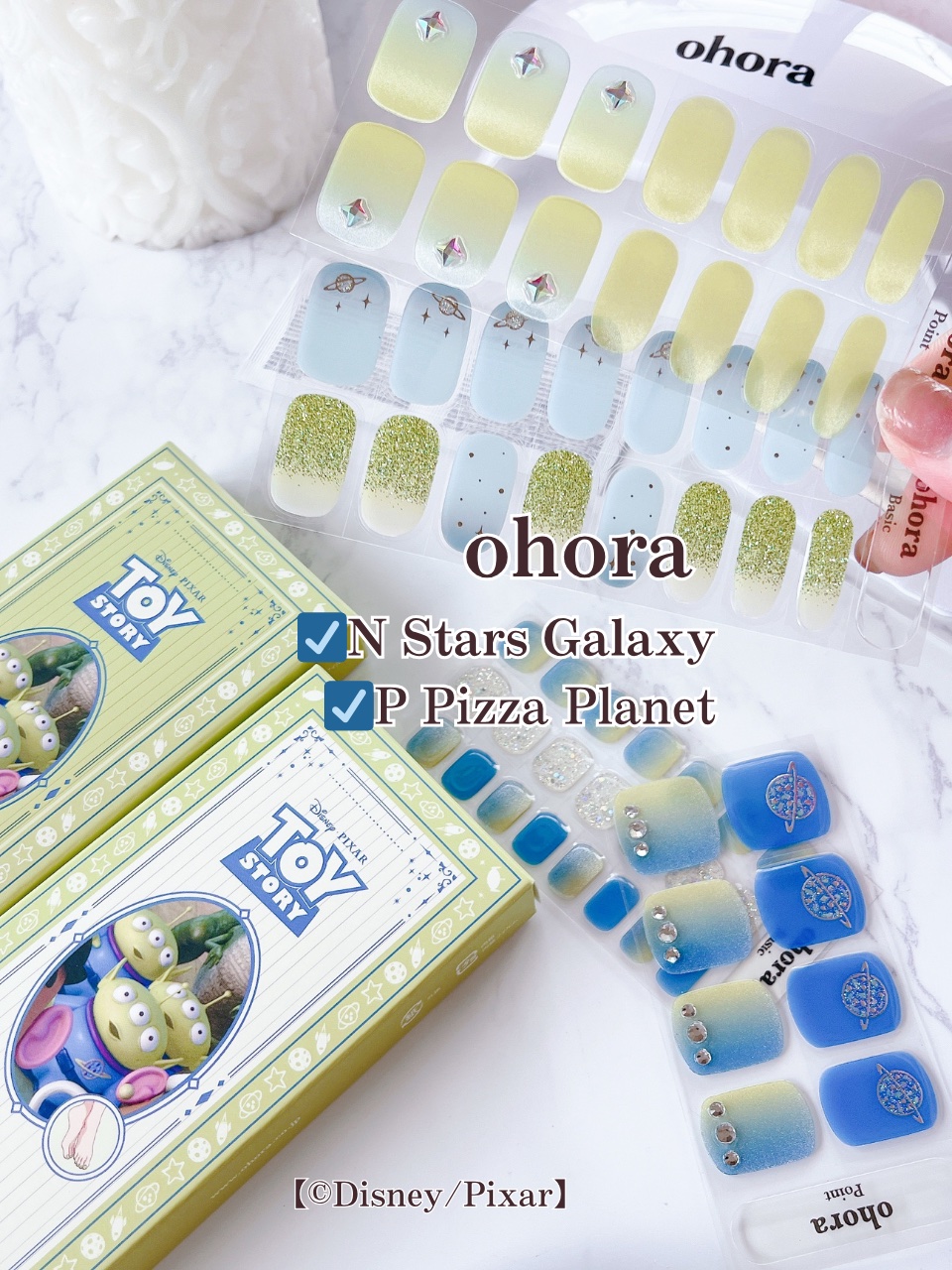 セミキュアジェルネイル（ハンド）/ohora/ネイルシールを使ったクチコミ（3枚目）