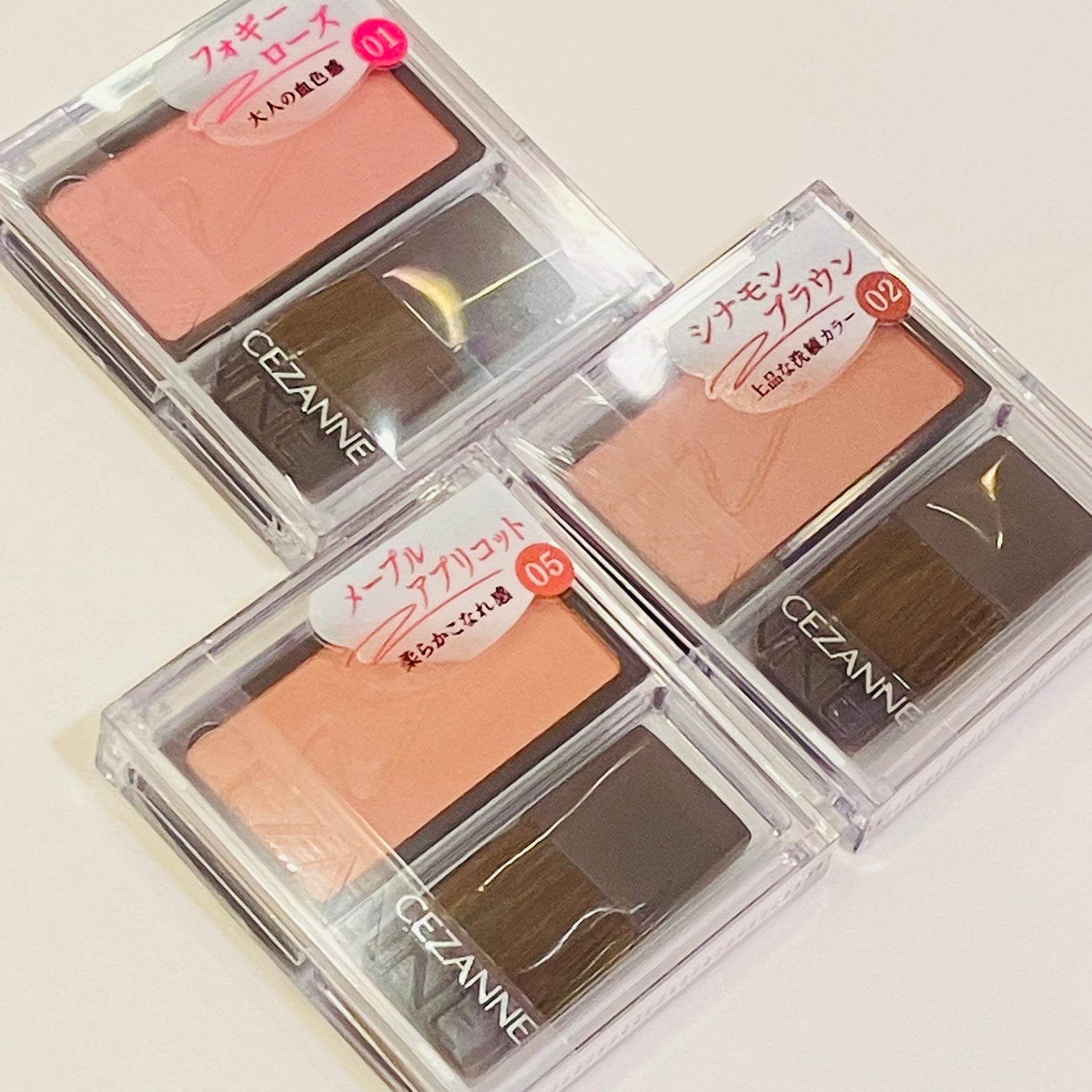 チークブラッシュ/CEZANNE/パウダーチークを使ったクチコミ(1枚目)