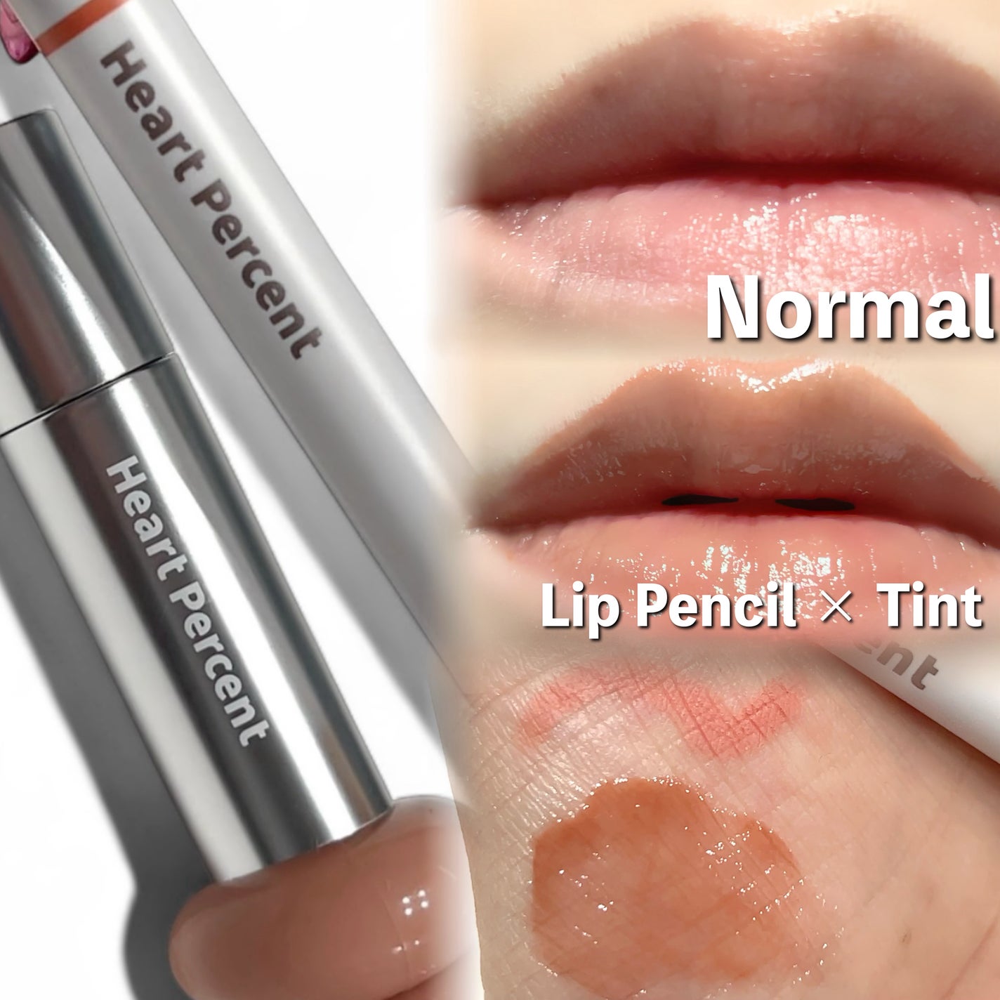 ドットオンムードリップペンシル/Heart Percent/リップライナーを使ったクチコミ(3枚目)