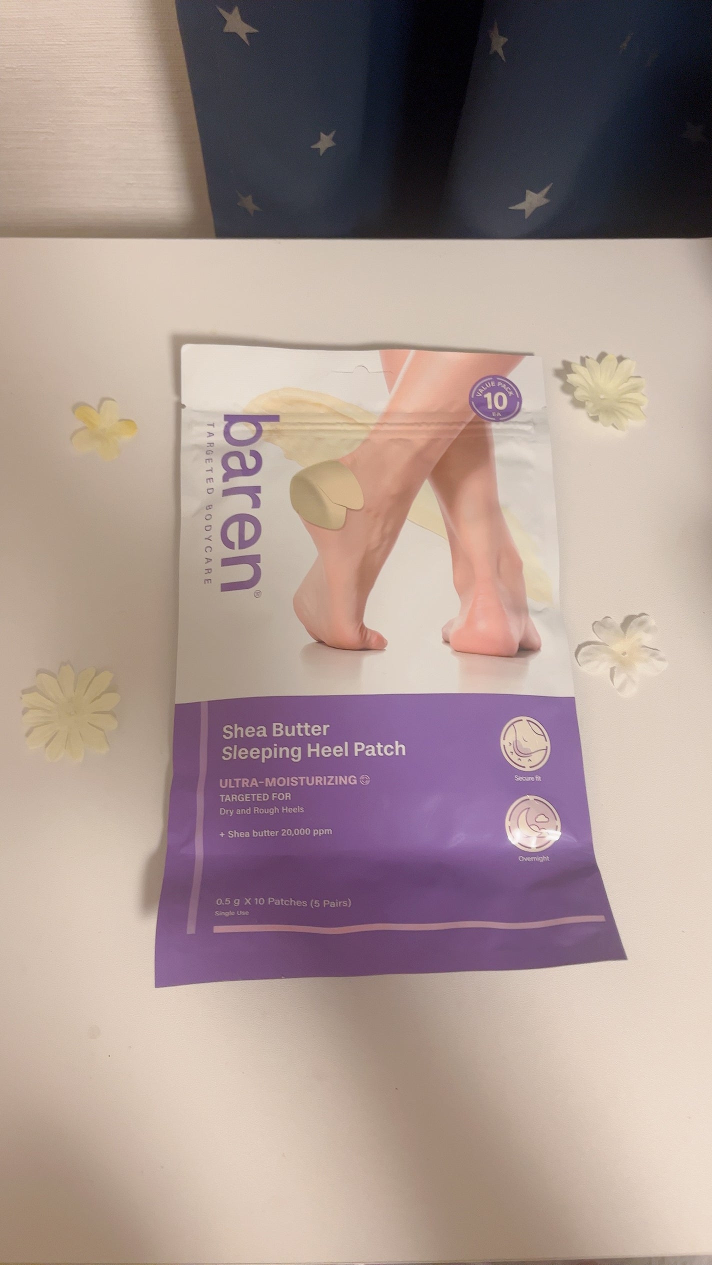 シアバター スリーピング ヒール パッチ/BAREN/レッグ・フットケアを使ったクチコミ(1枚目)