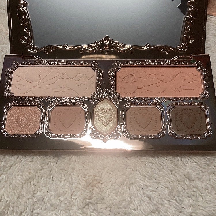 ストロベリーキューピッドコレクション メイクアップパレット/FlowerKnows/アイシャドウパレットを使ったクチコミ(2枚目)