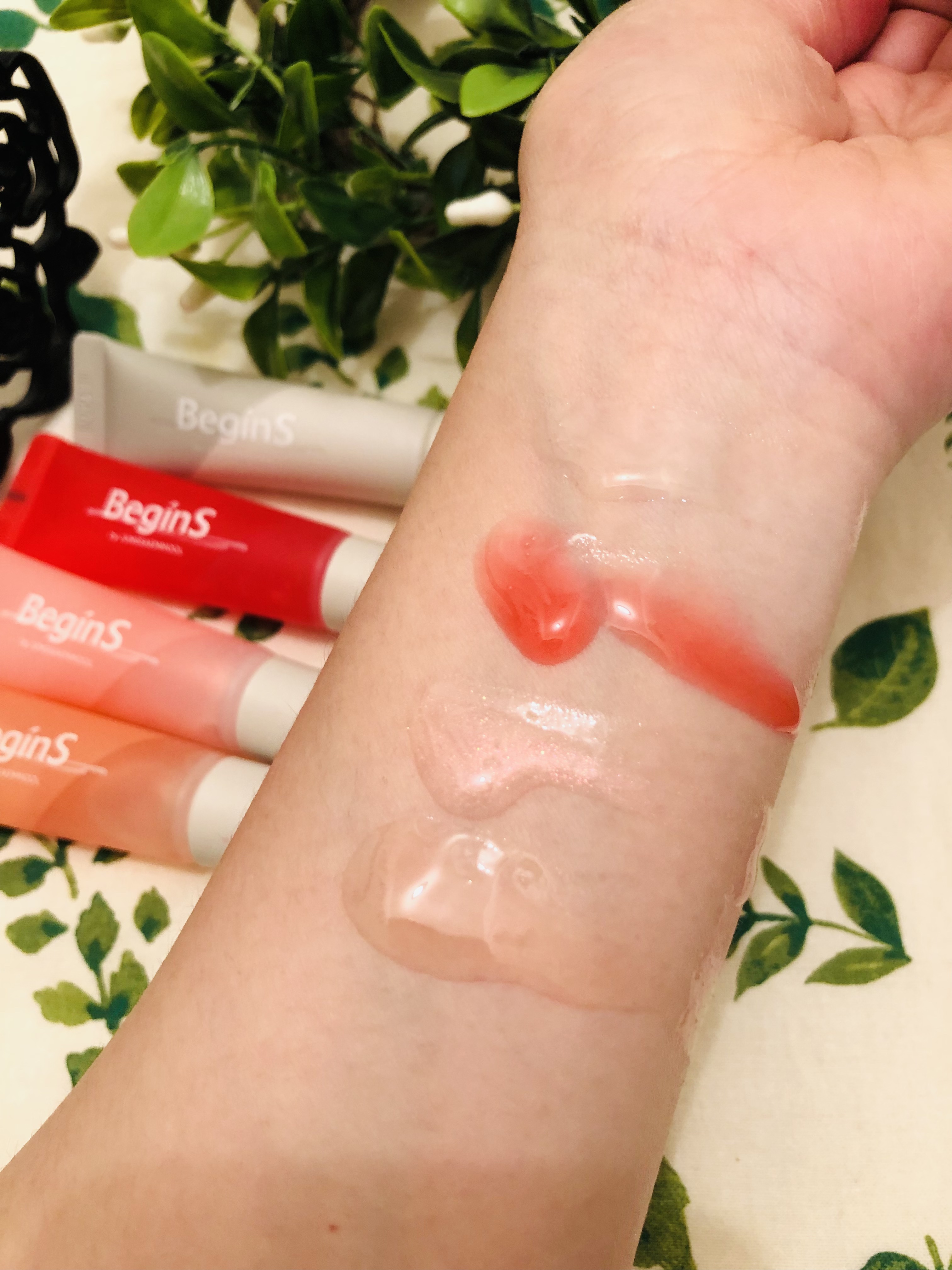 Lip Care Color Oil/BeginS by JUNGSAEMMOOL/リップオイルを使ったクチコミ（2枚目）