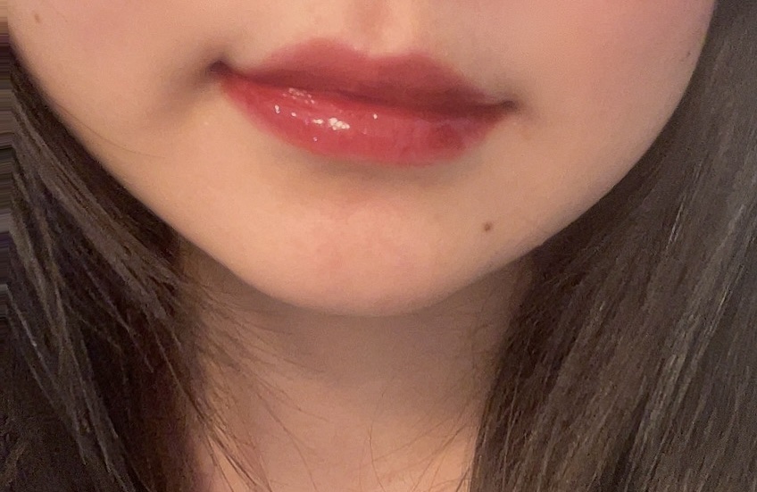 グラッセリップグロス B01 ブルーサンド/mude./リップグロスを使ったクチコミ（2枚目）