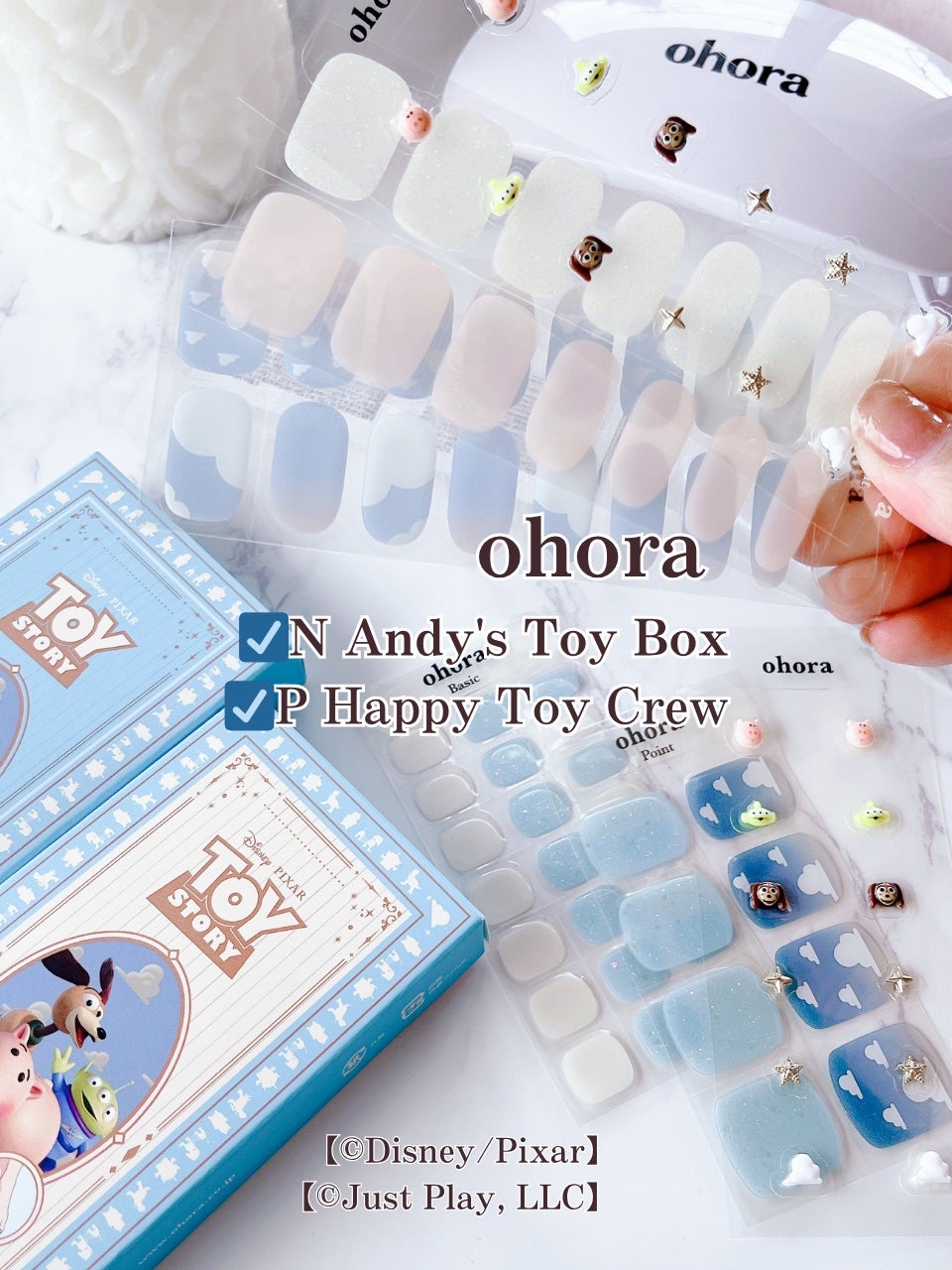 セミキュアジェルネイル(ハンド)/ohora/ネイルシールを使ったクチコミ(4枚目)