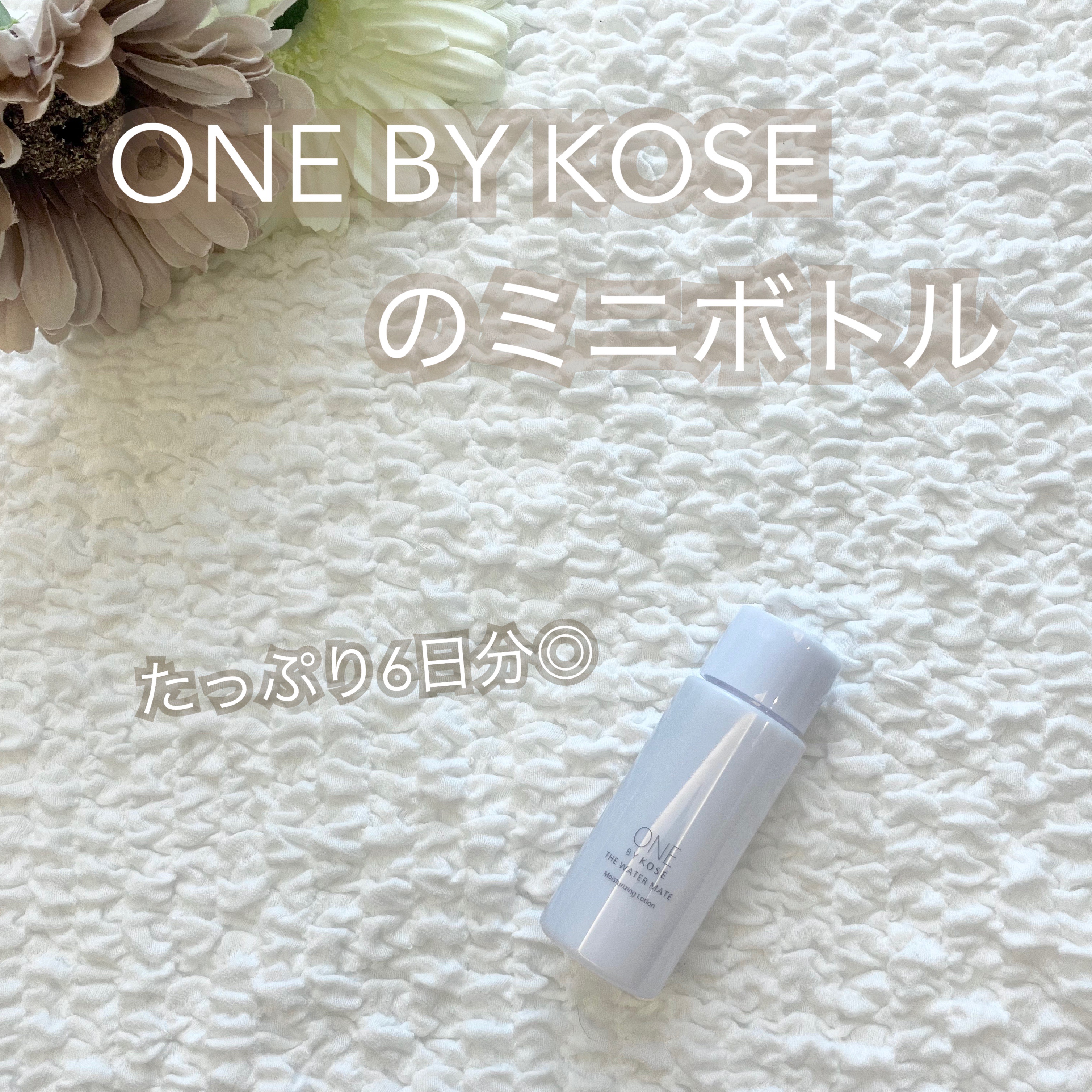 ザ ウォーター メイト ミニサイズ 30ml/ONE BY KOSE/化粧水を使ったクチコミ（1枚目）
