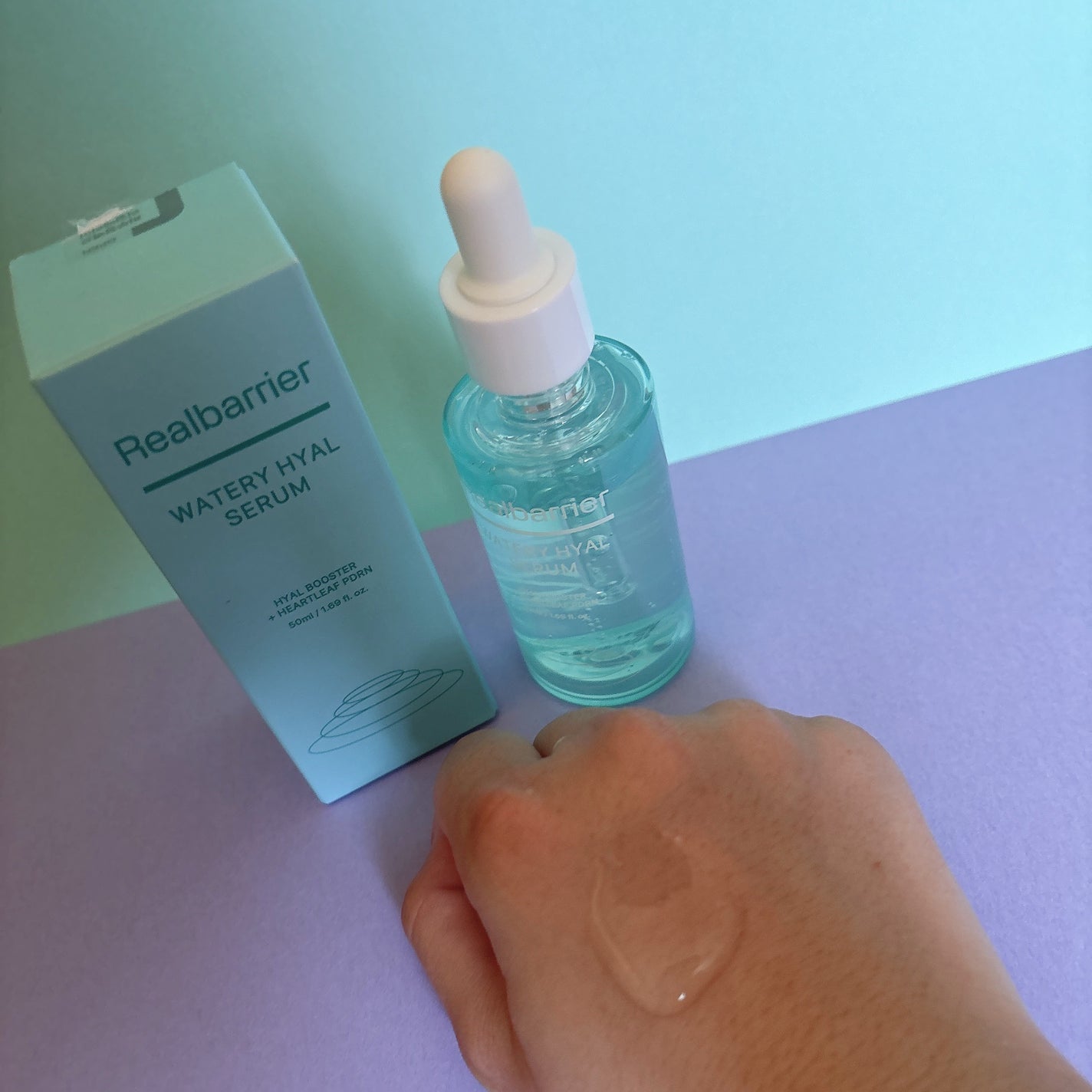 ウォータリー ヒアル セラム/Real Barrier/美容液を使ったクチコミ(2枚目)