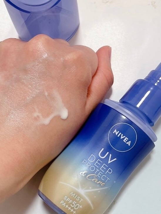 ニベアUV ディーププロテクト＆ケア ミルクミスト/ニベア/日焼け止めミスト・スプレーを使ったクチコミ（3枚目）