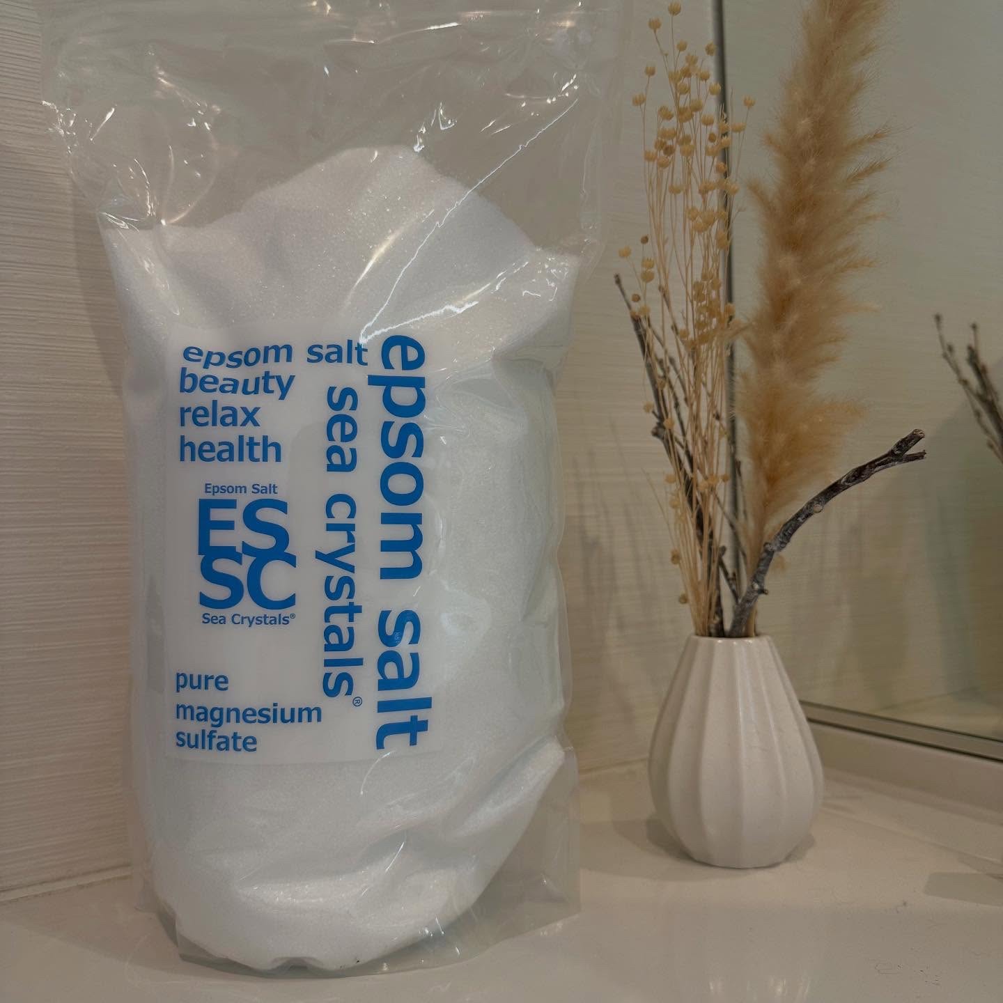 シークリスタルス エプソムソルト オリジナル/sea crystals/無機塩系入浴剤を使ったクチコミ（1枚目）