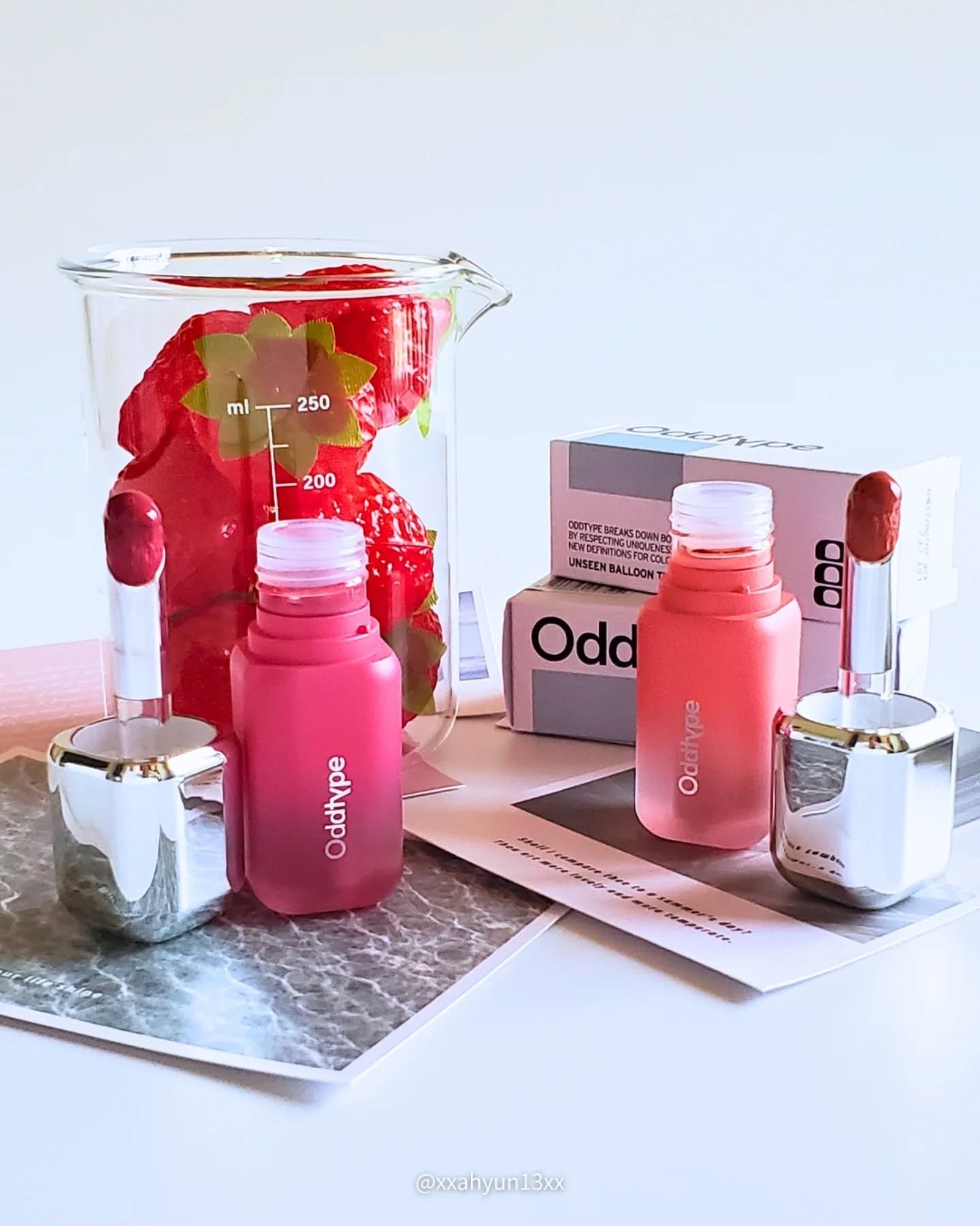 Oddtype アンシーンバルーンティントのクチコミ「🎈 MAKE-UP #PR 

✼••┈┈┈┈••✼••┈┈┈┈••✼

　　　　  Oddt.....」（3枚目）