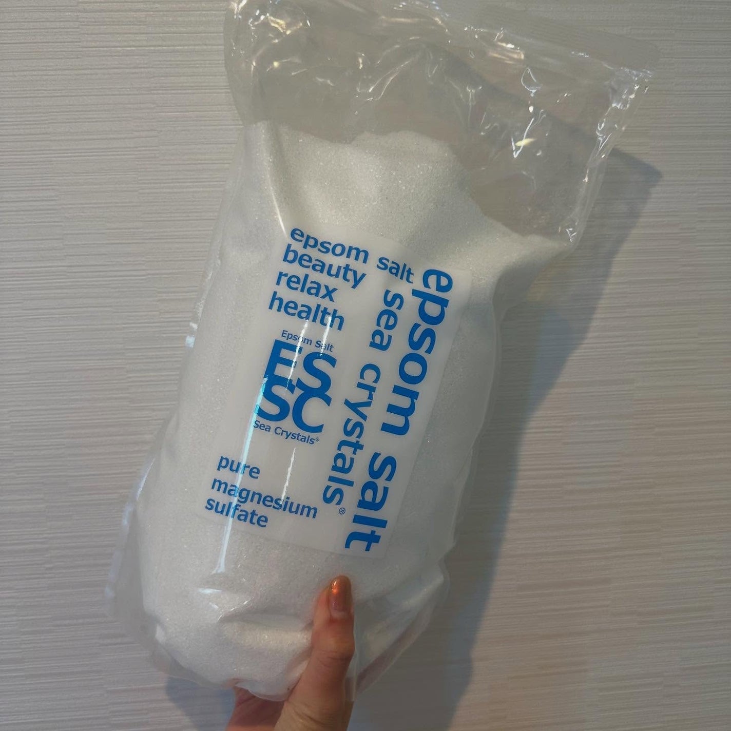 シークリスタルス エプソムソルト オリジナル/sea crystals/無機塩系入浴剤を使ったクチコミ(2枚目)