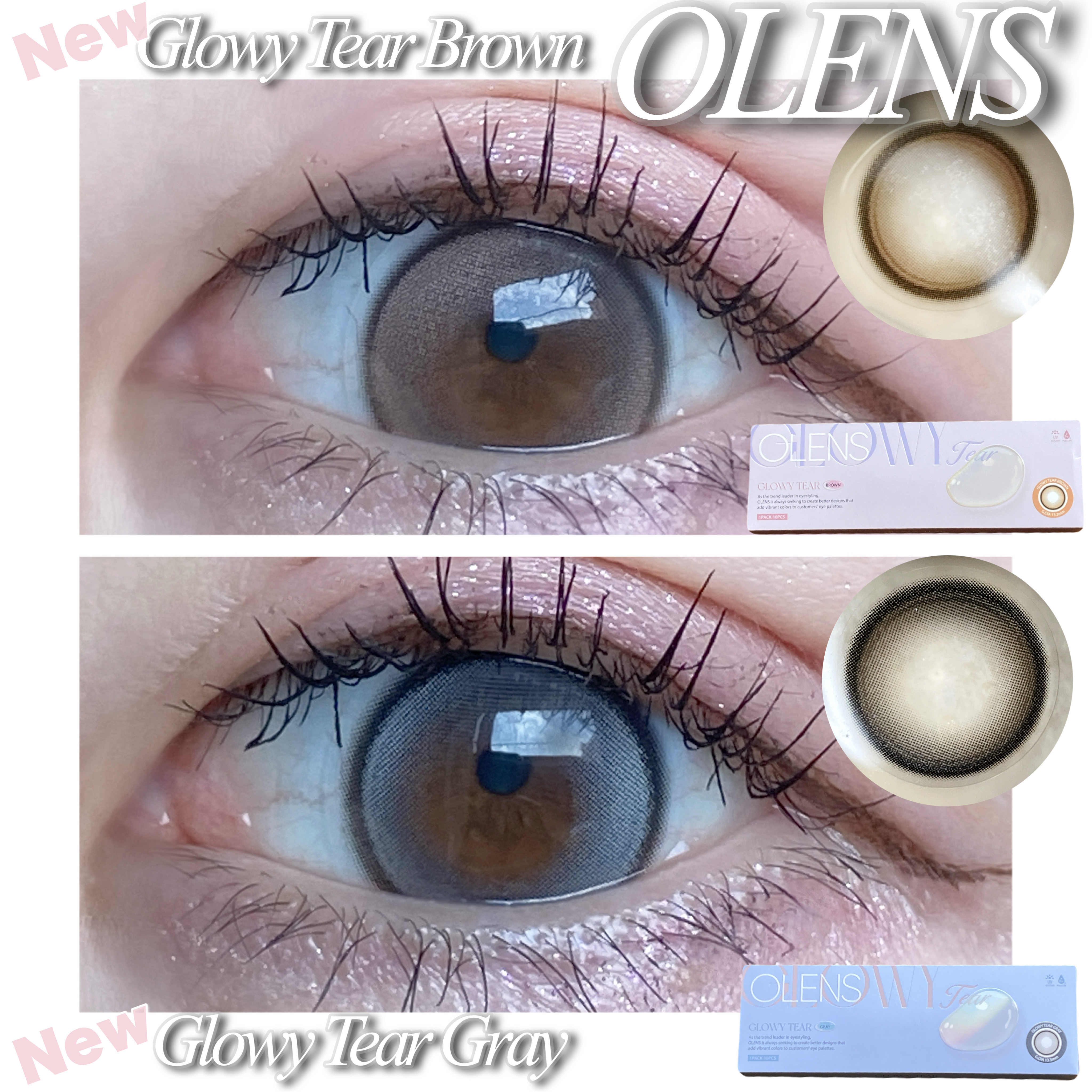 Double Tint 1day/OLENS/カラーコンタクトレンズを使ったクチコミ（2枚目）