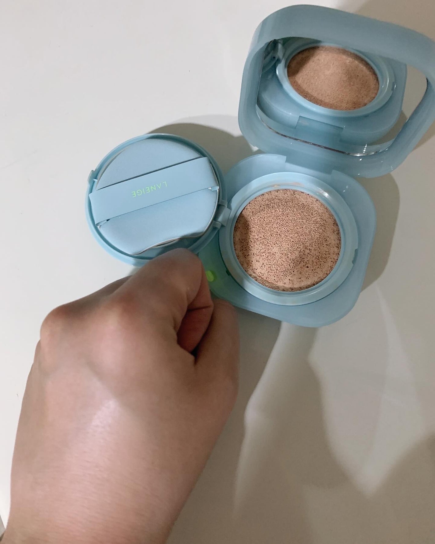 ラネージュ ネオクッション ミュイ /LANEIGE/クッションファンデーションを使ったクチコミ(4枚目)