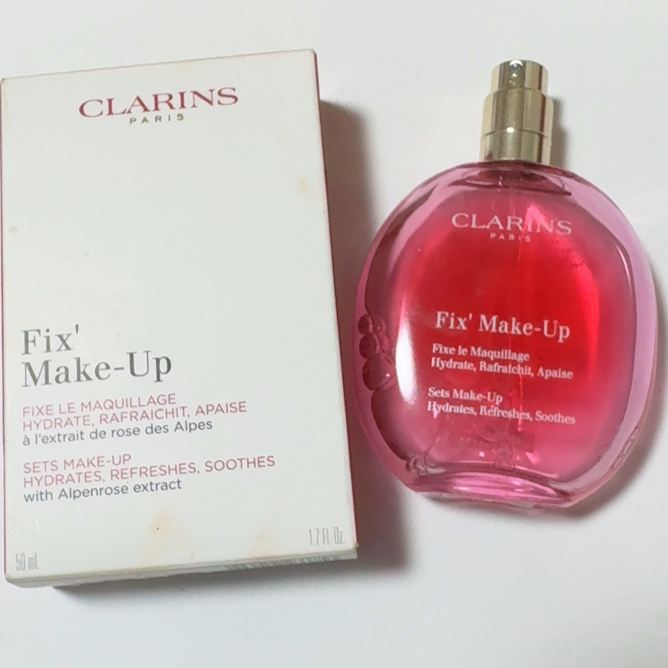 フィックス メイクアップ N/CLARINS/ミスト状化粧水を使ったクチコミ（1枚目）