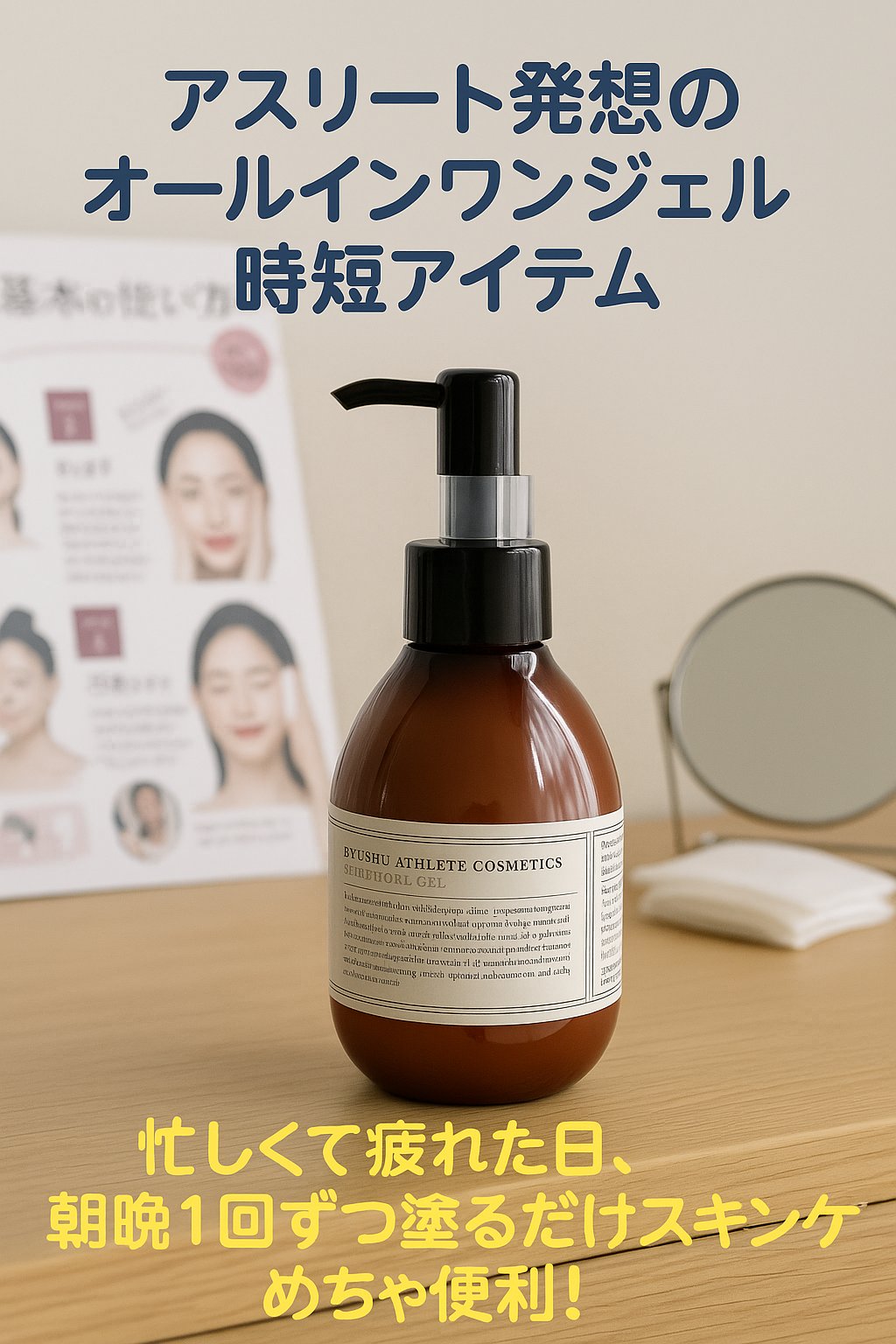 オールインワンジェル /九州アスリート化粧品/オールインワン化粧品を使ったクチコミ（1枚目）