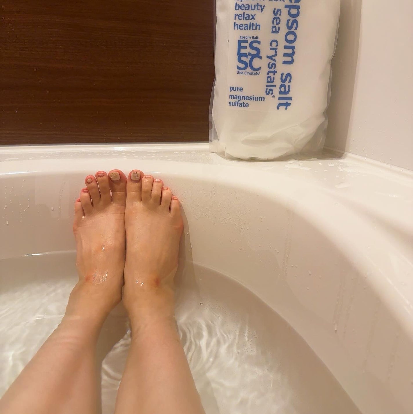 シークリスタルス エプソムソルト オリジナル/sea crystals/無機塩系入浴剤を使ったクチコミ(4枚目)
