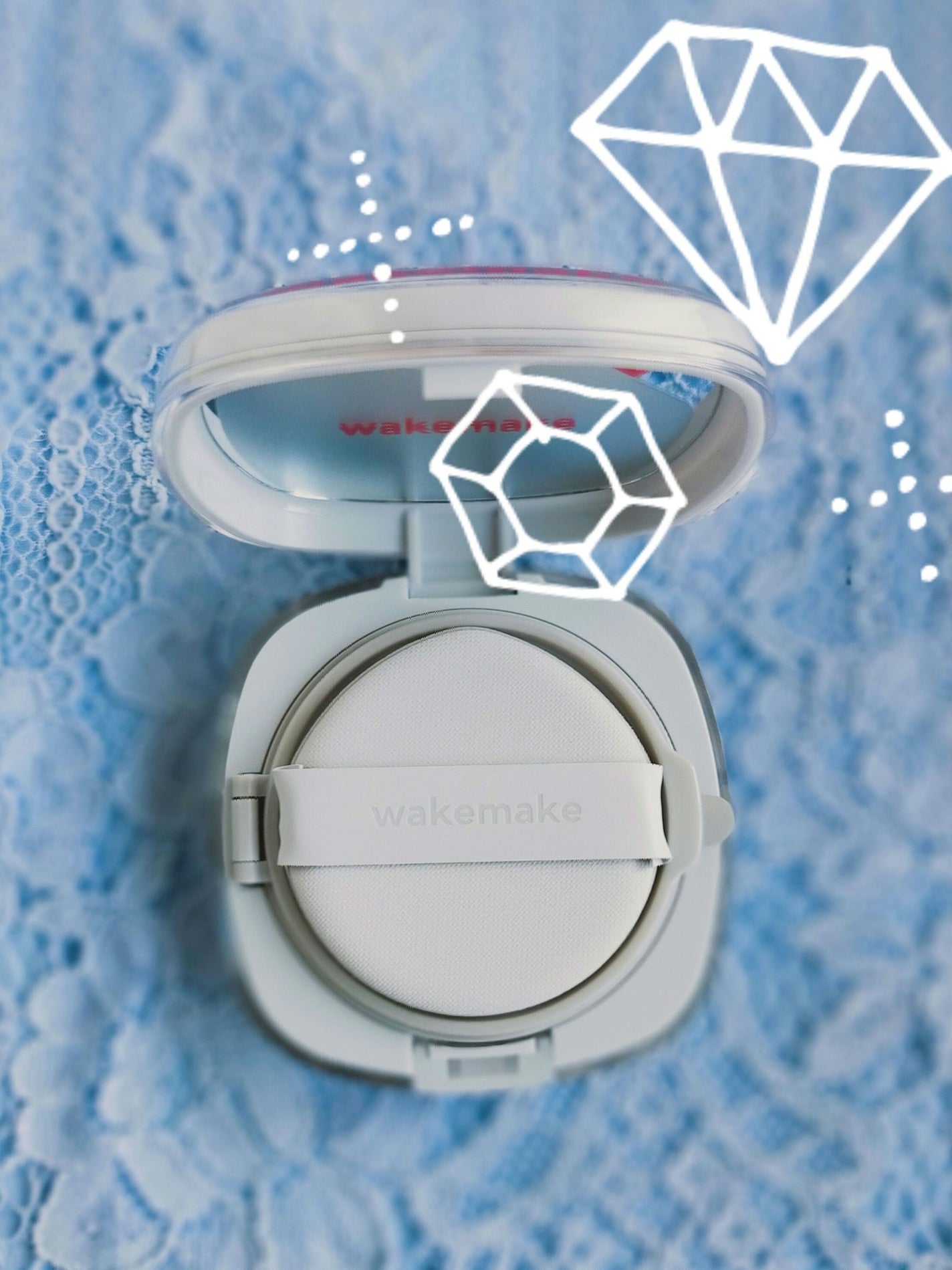 シームレスウェアクッション/wakemake/クッションファンデーションを使ったクチコミ(3枚目)